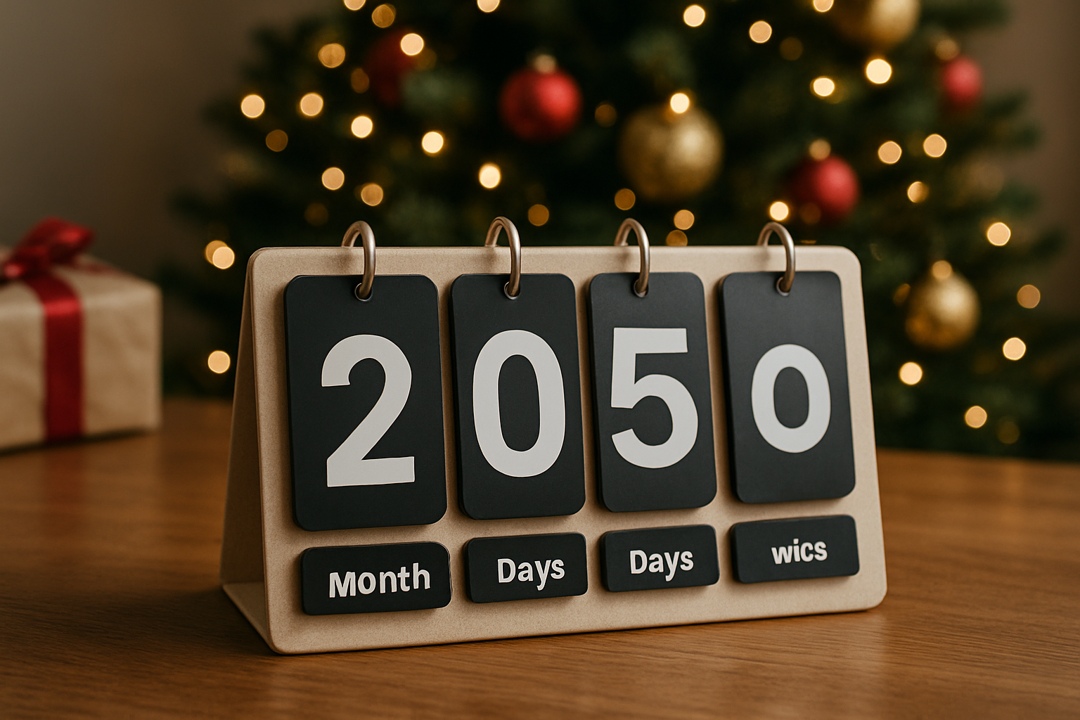 how many days until christmas 2025 - Illustration