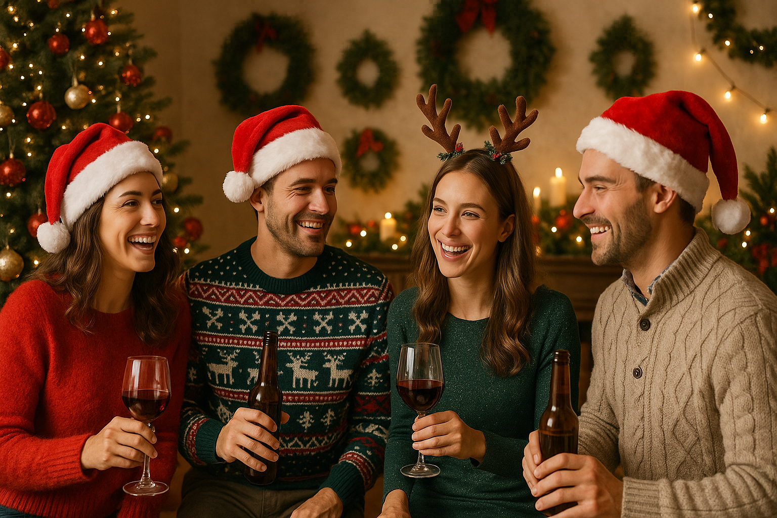 christmas party themes - Illustration