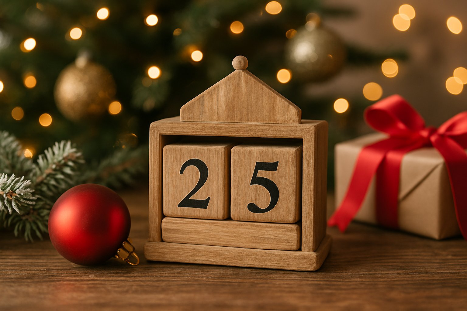 christmas how many days - Illustration