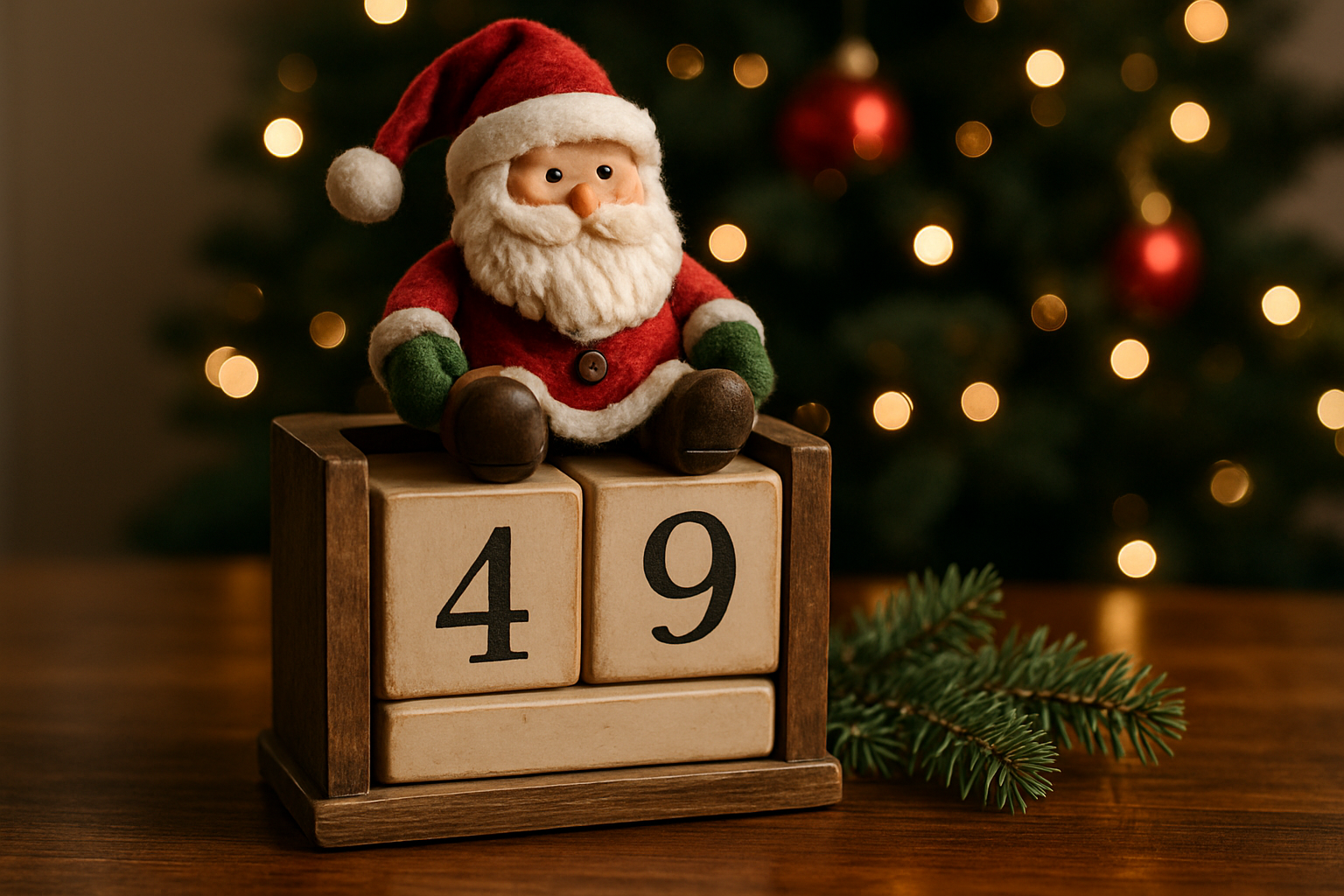 how many weeks until christmas - Illustration