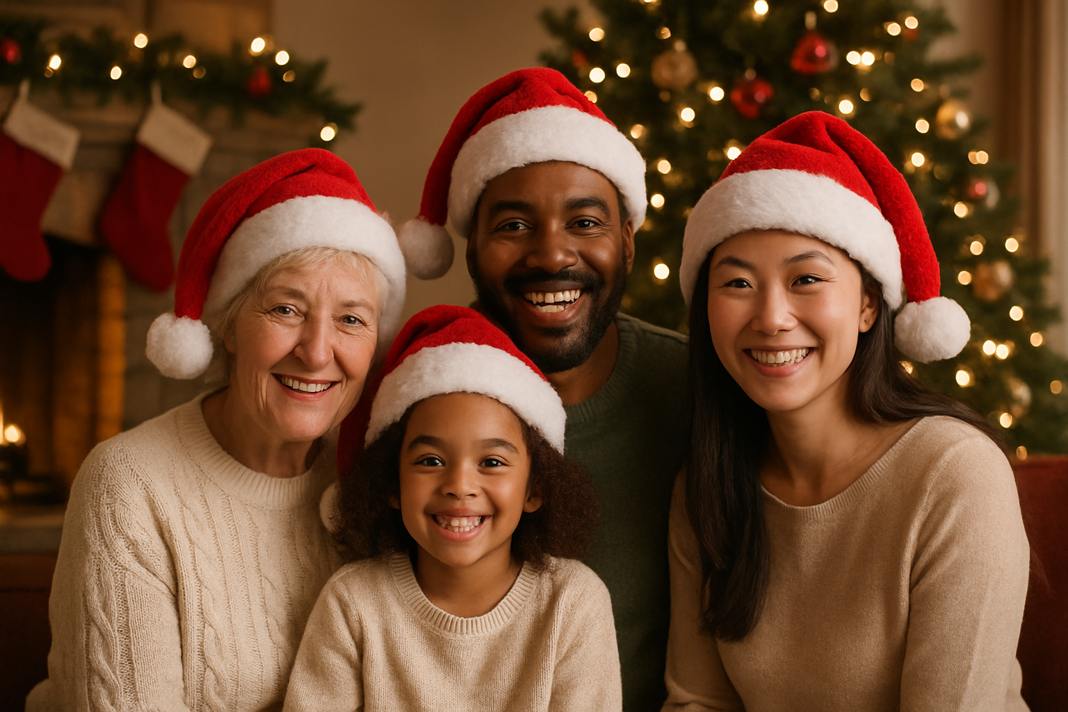 who celebrates christmas - Illustration