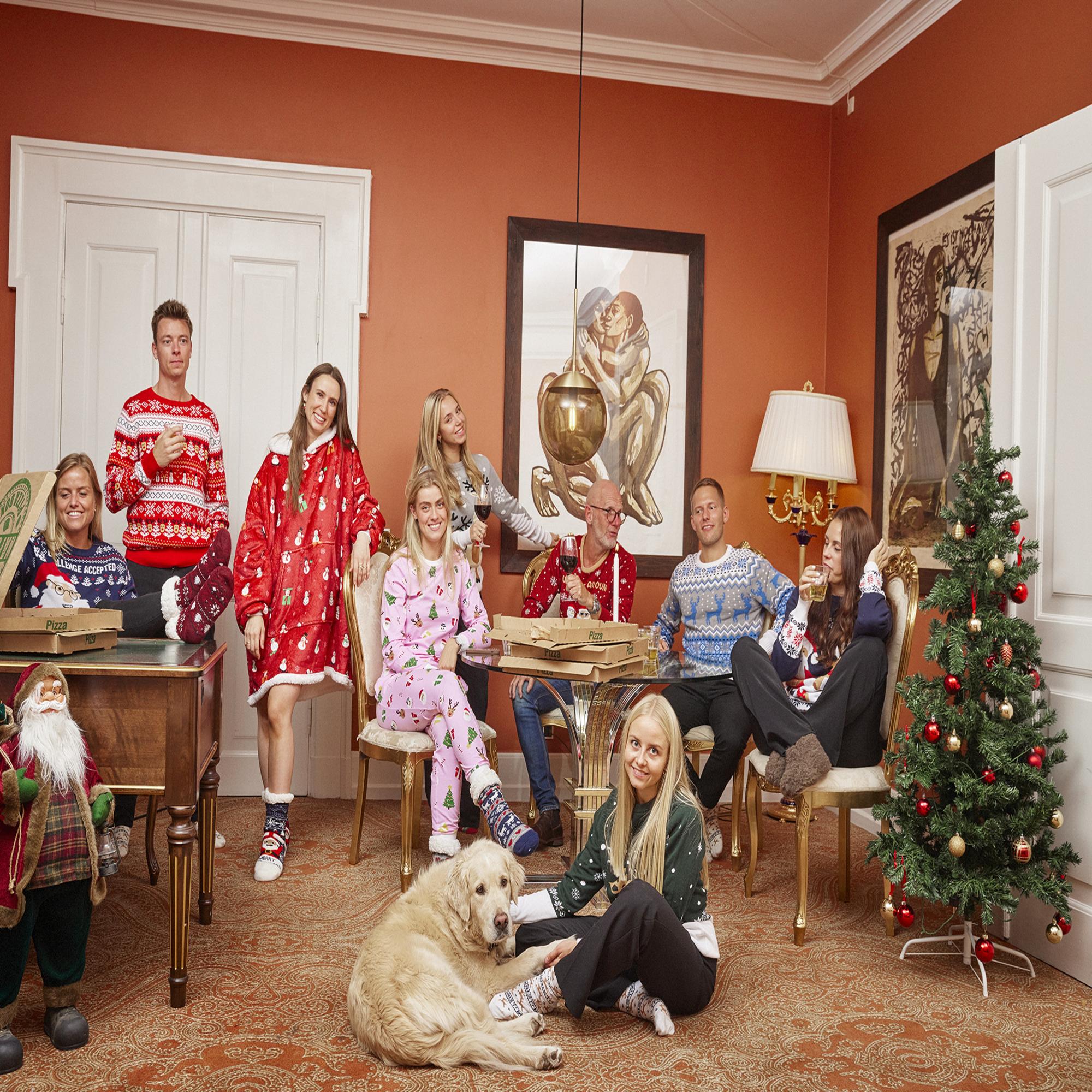 christmas lounge wear - Illustration