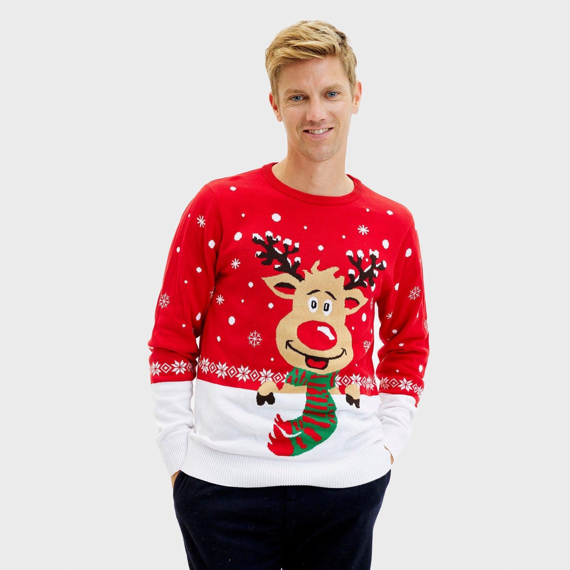 Rudolph’s Red Christmas Sweater – Men