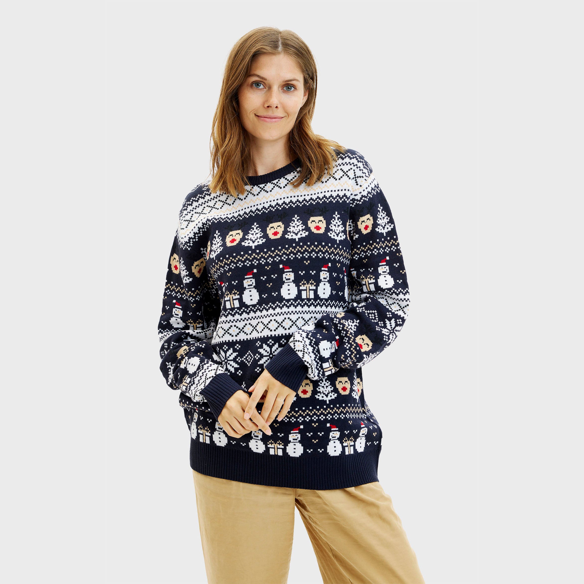The Reinstyle Sweater Navy - Woman