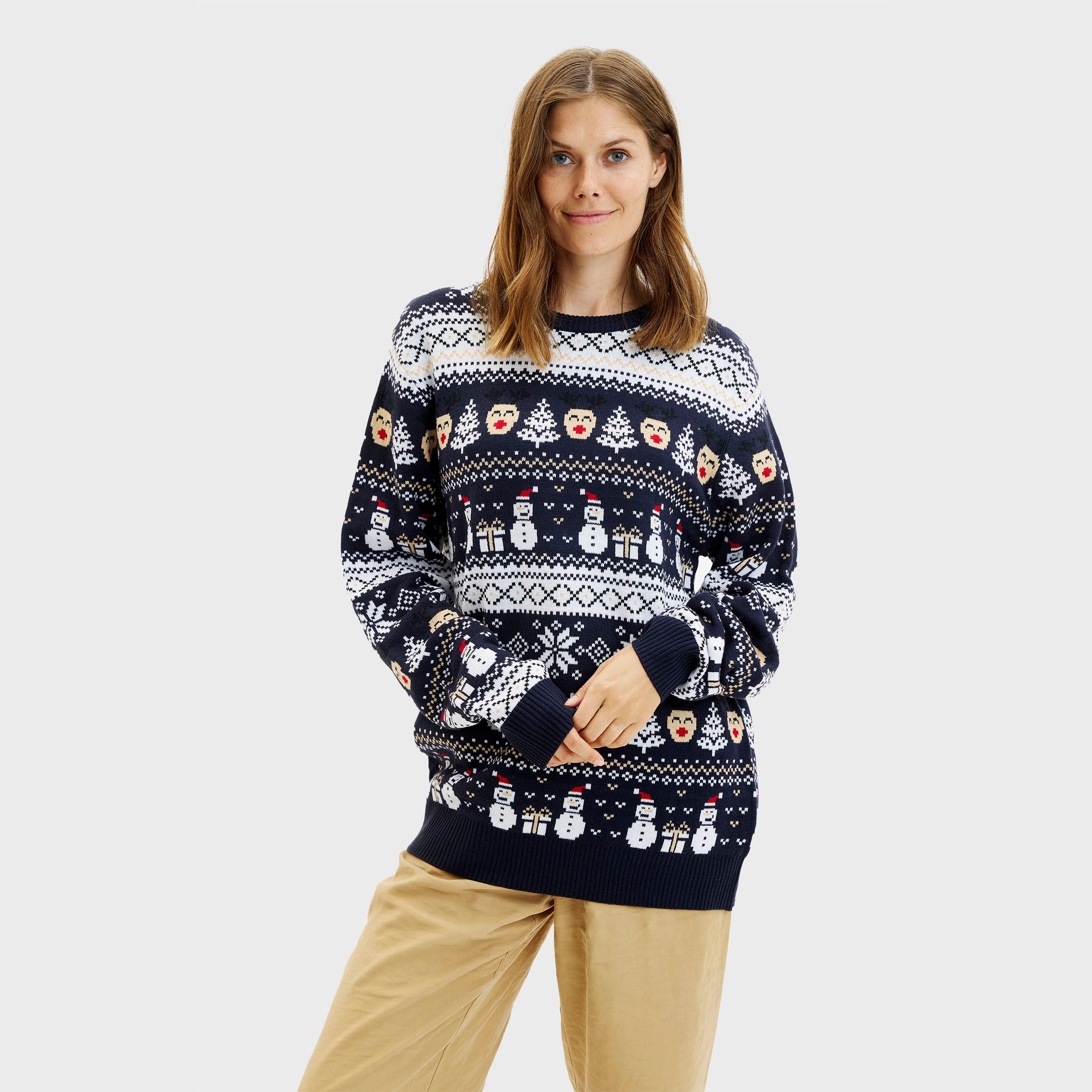 The Reinstyle Sweater Navy - Woman