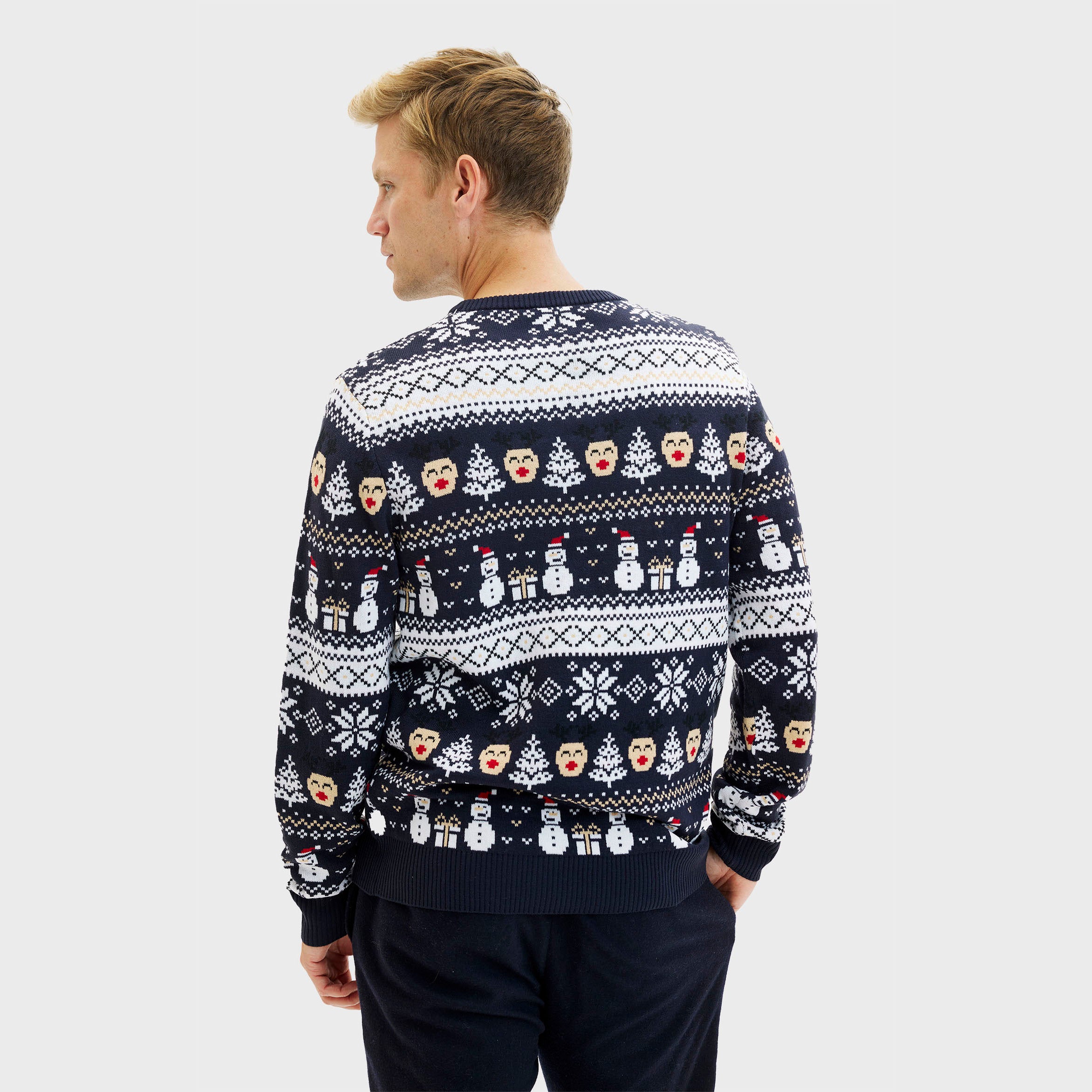 The Reinstyle Sweater Navy - Men