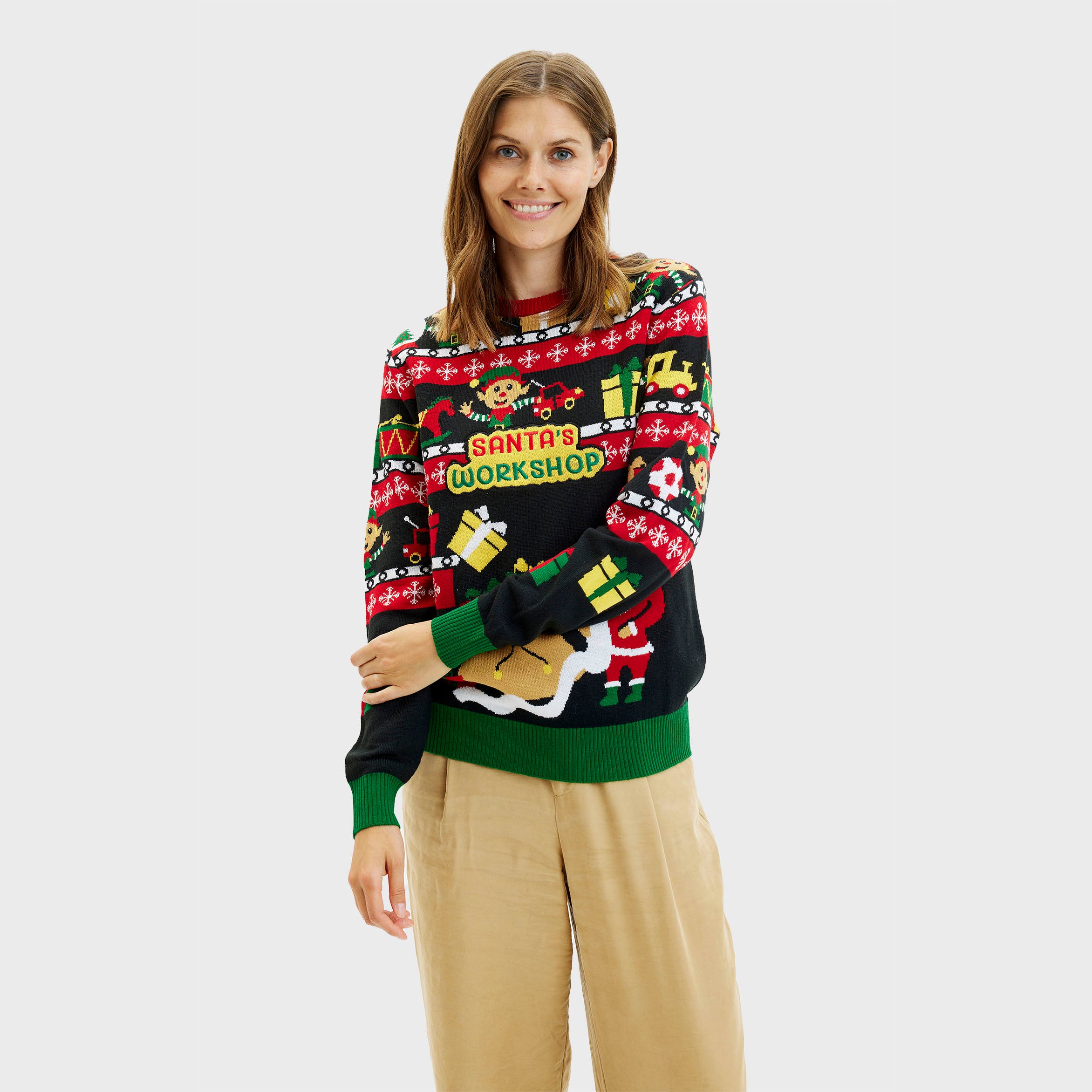 Santa’s Workshop Sweater - Woman