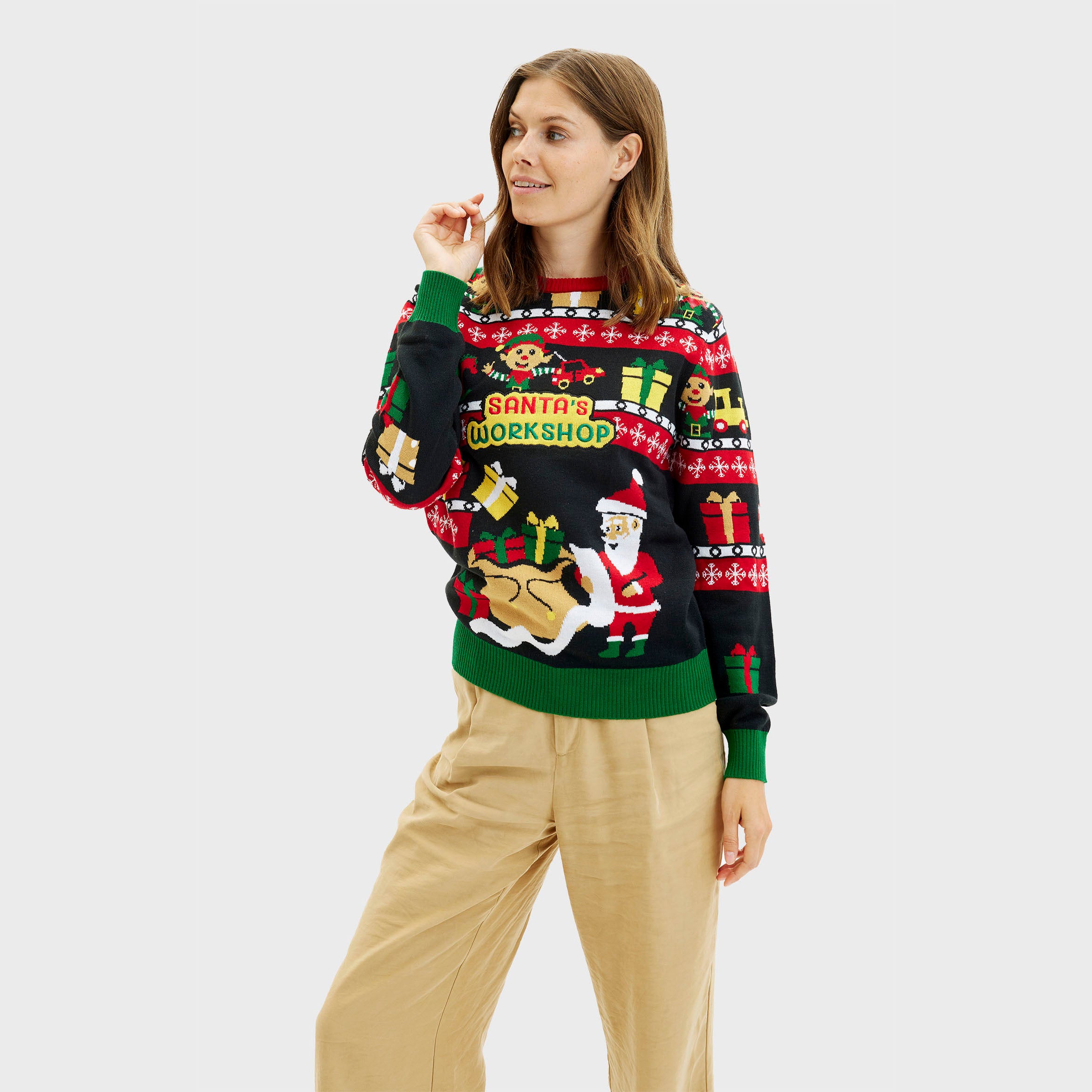 Santa’s Workshop Sweater - Woman