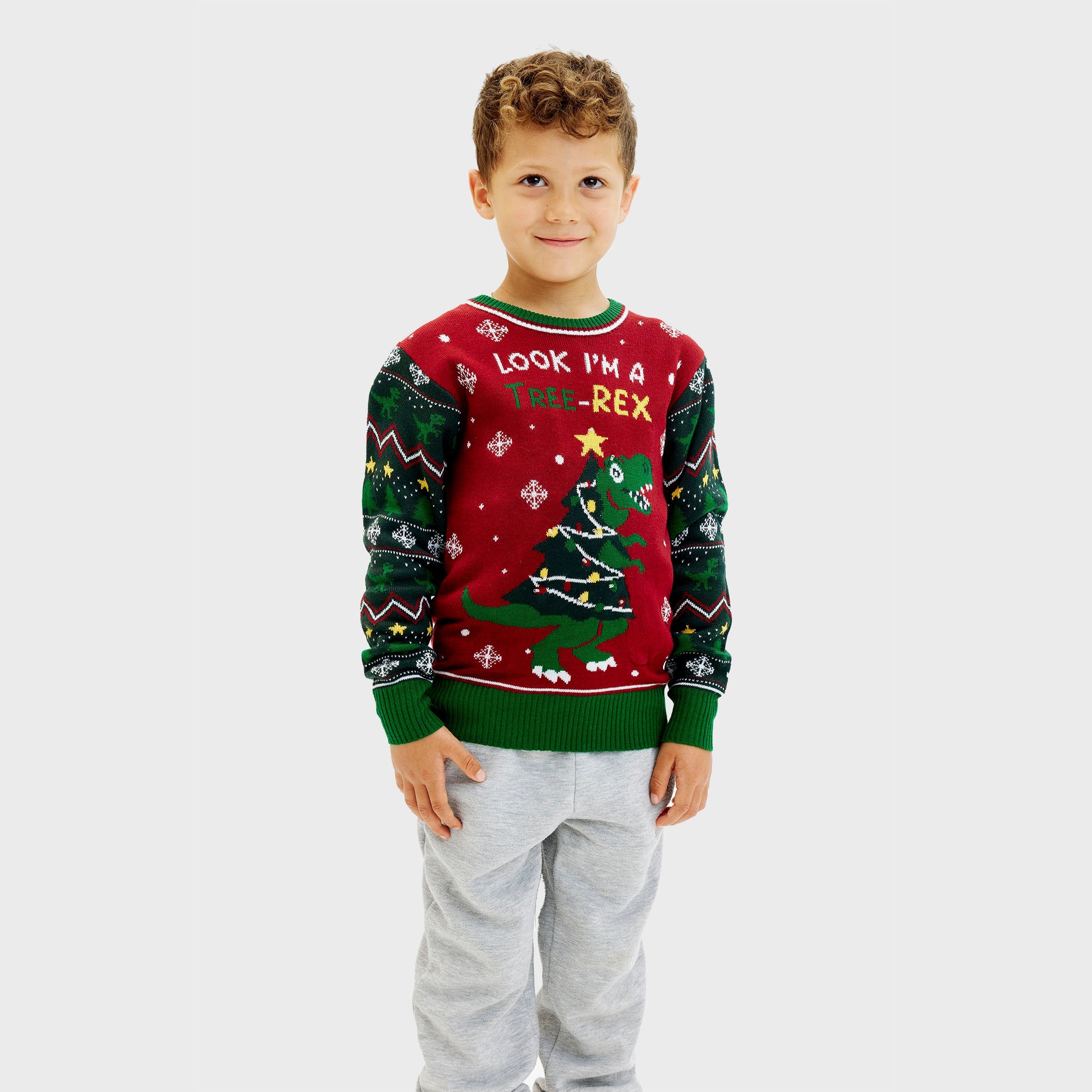 The Tree-REX christmas sweater - child.