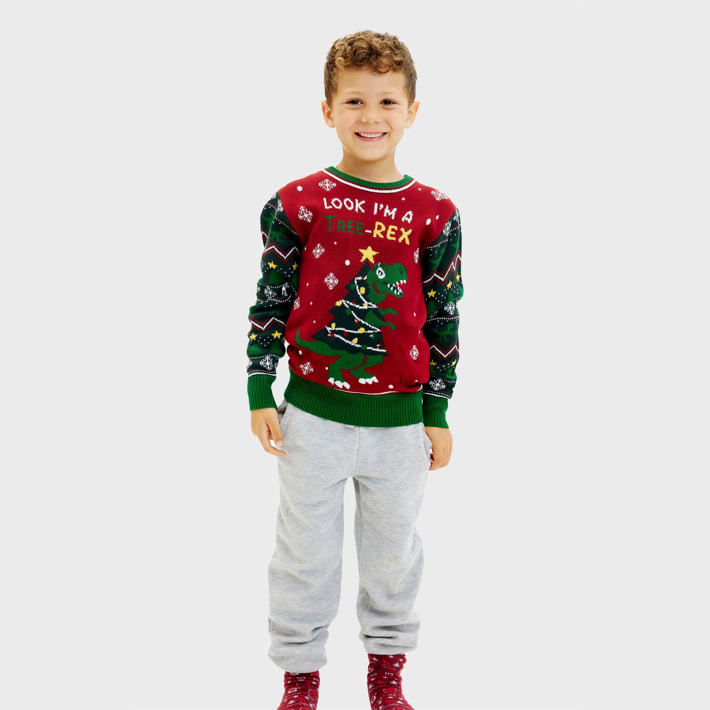 The Tree-REX christmas sweater - child.