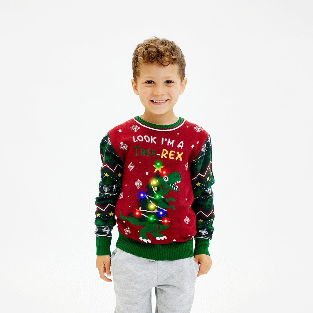 The Tree-REX christmas sweater - child.
