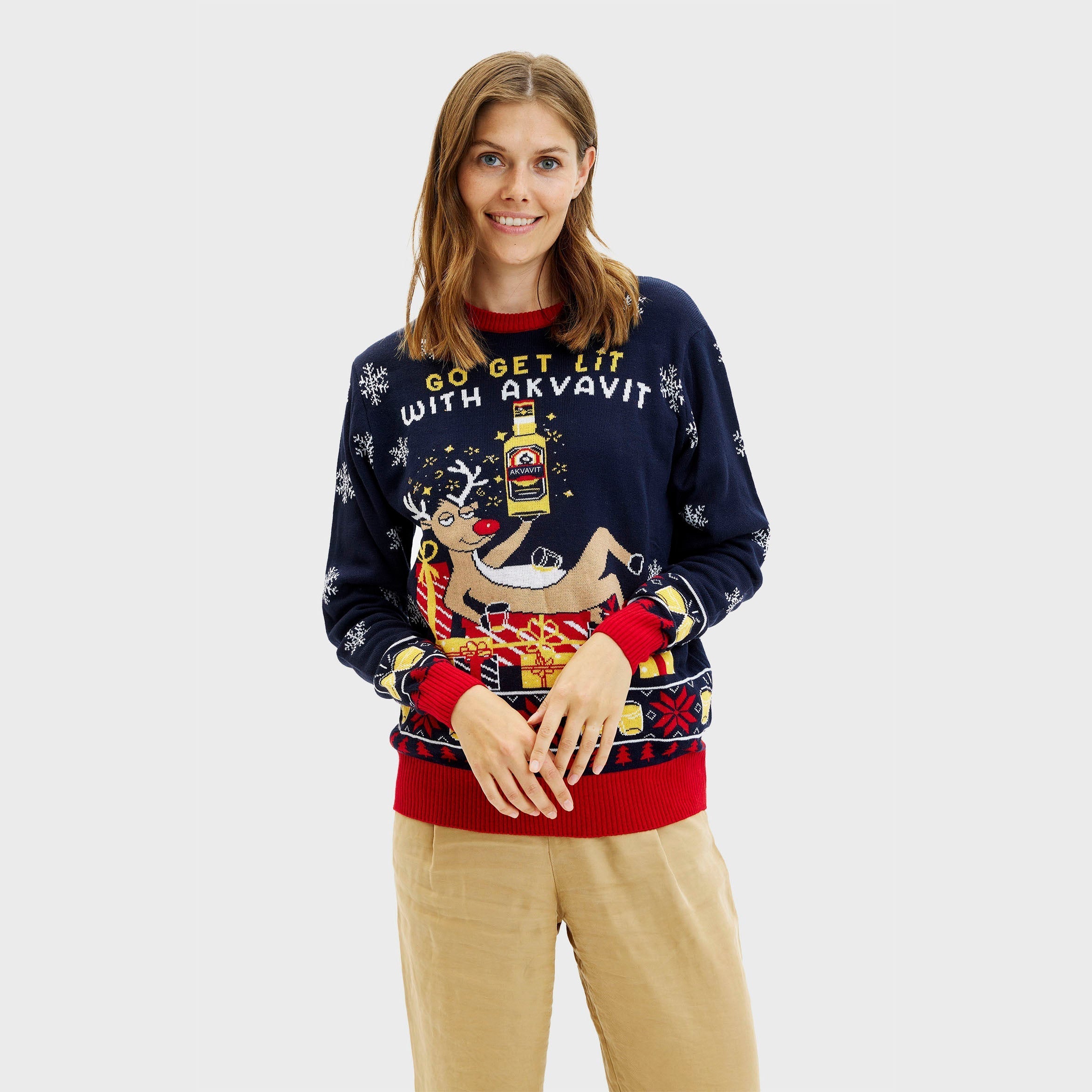 Akvavit Christmas Sweater – Women