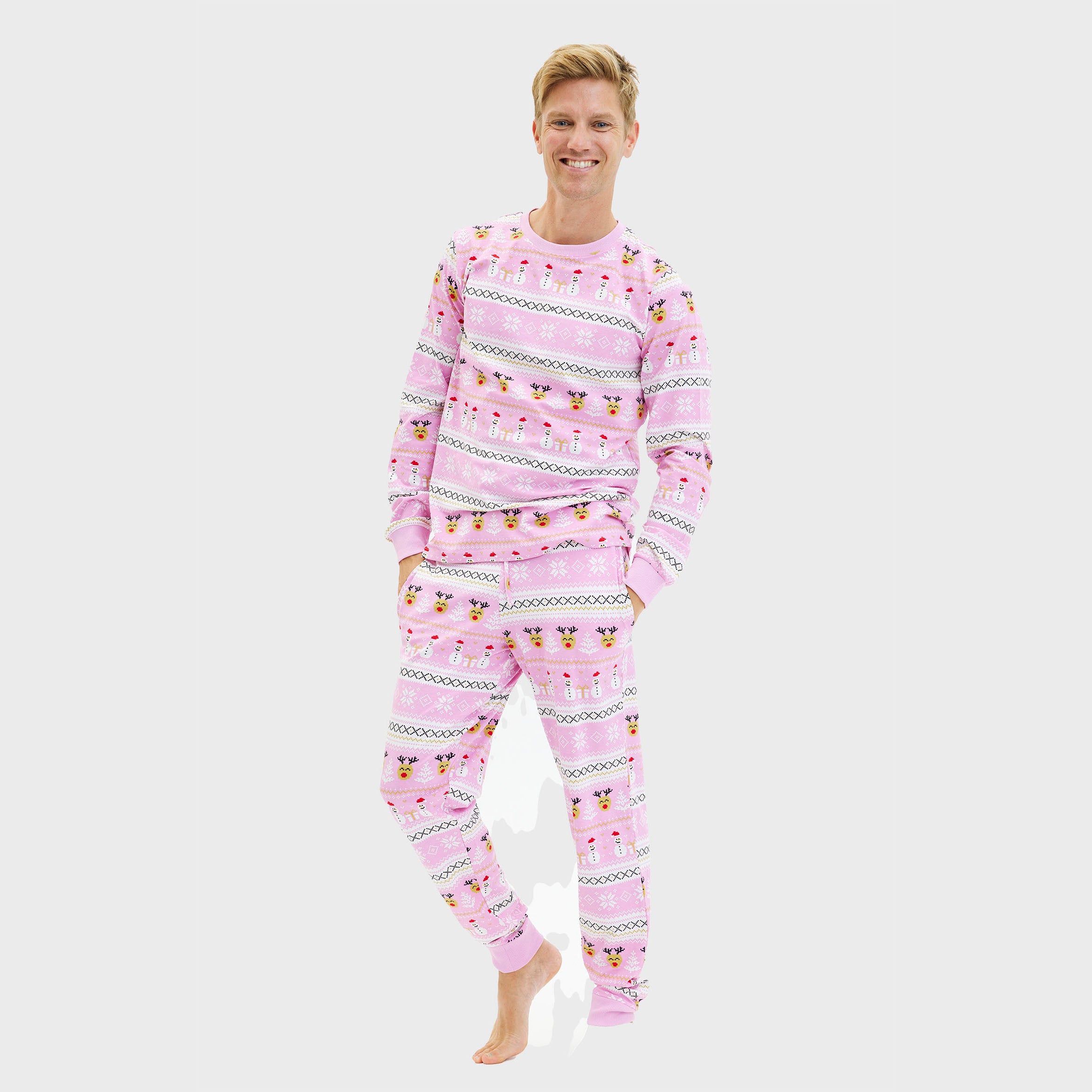 The reinstyle pyjamas pink - Men.