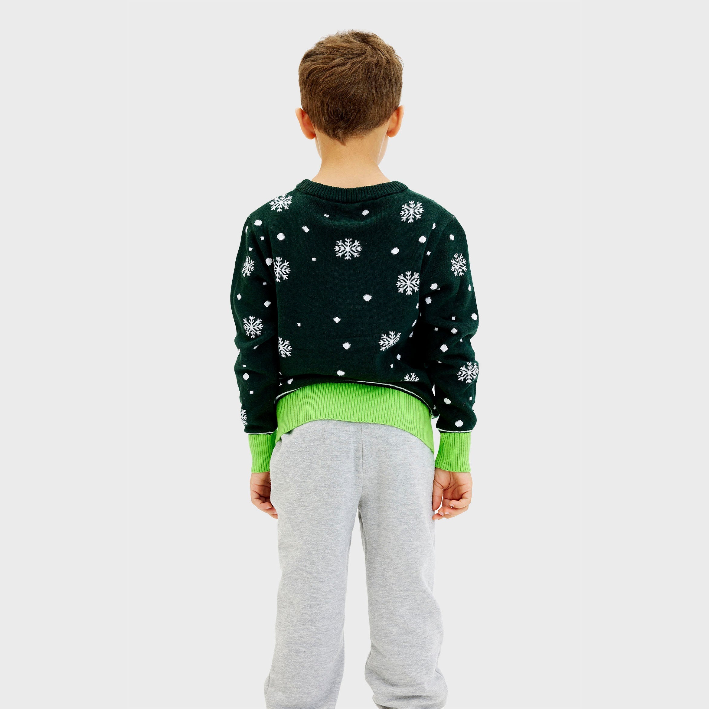 Cute dino christmas sweater - child.