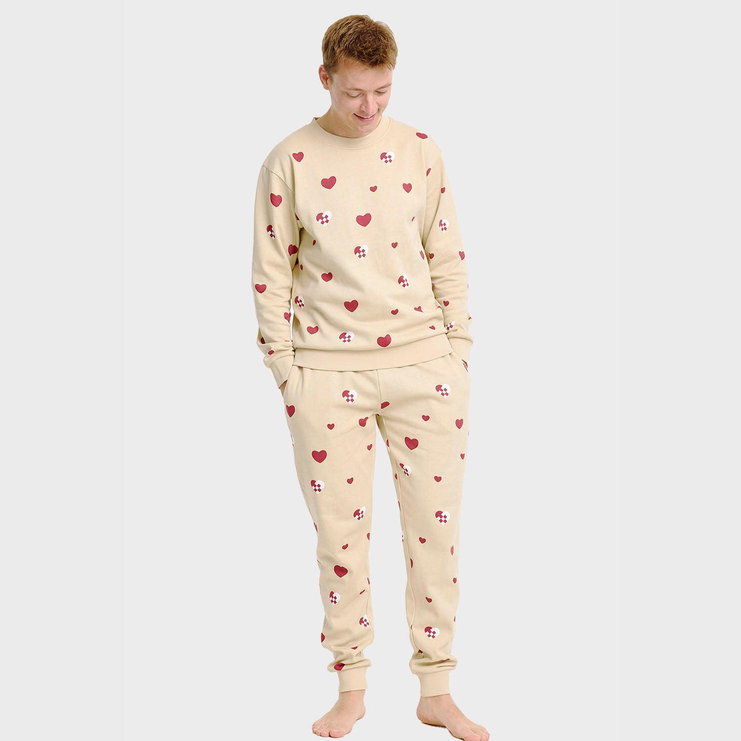 Christmas Heart Sweat Set – Men