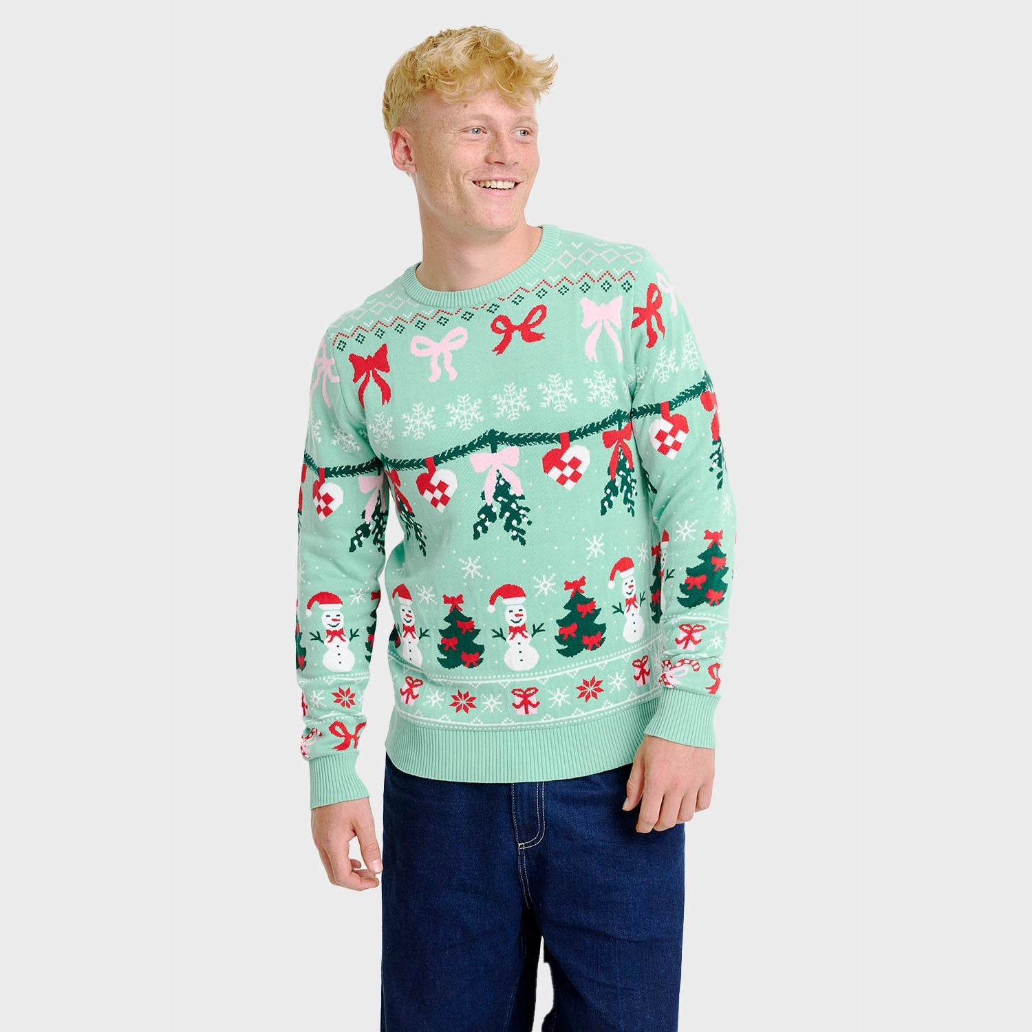 The Bow Christmas Sweater – Men