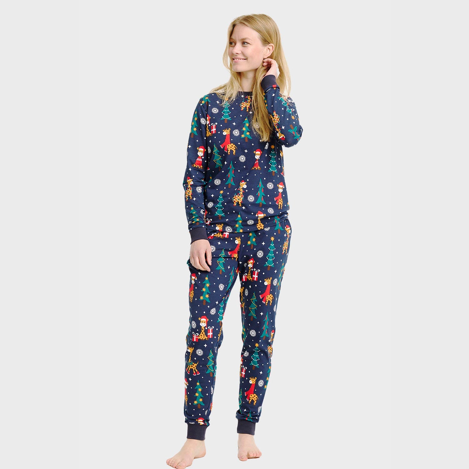The Giraffe Christmas Pyjamas – Women