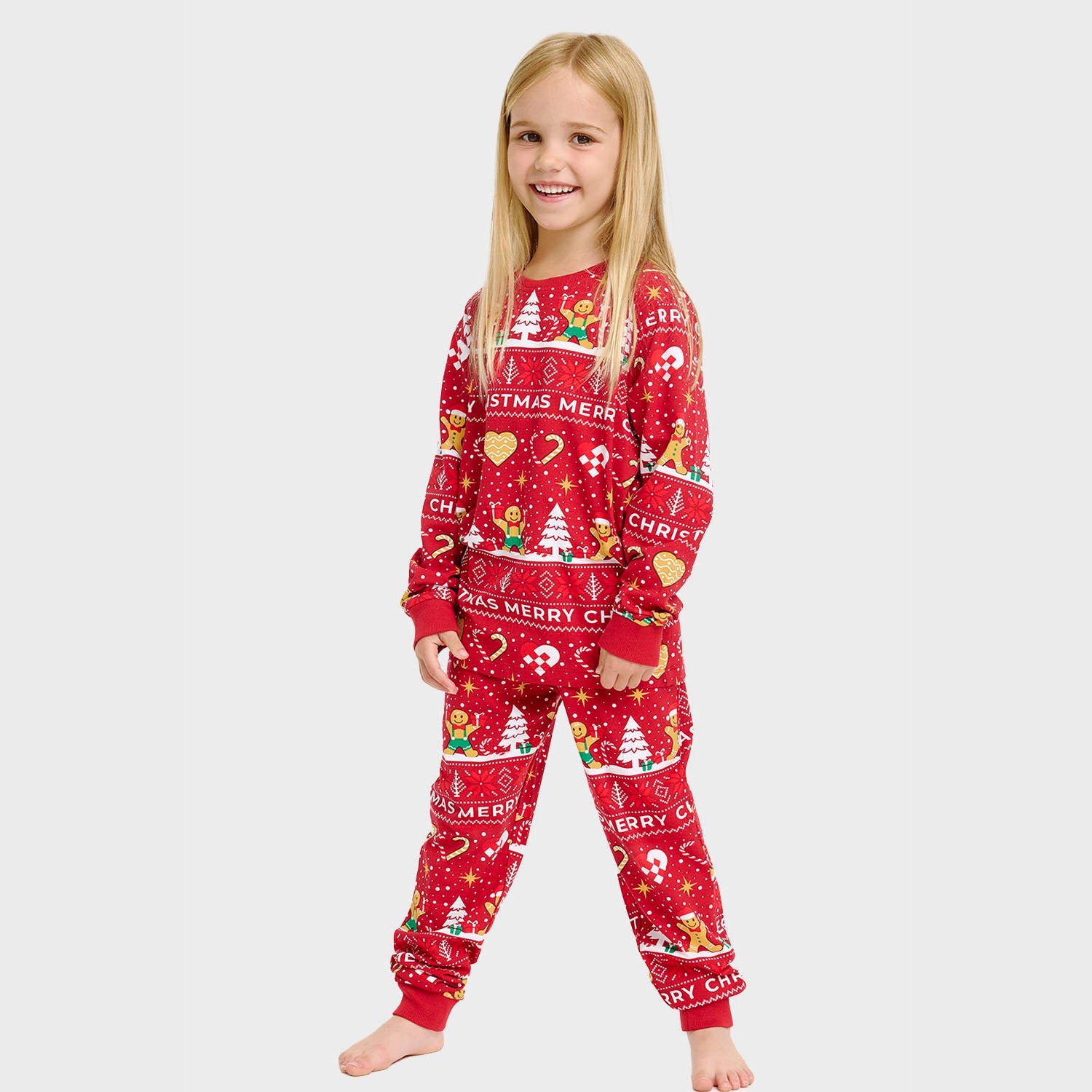 Christmas Cookie Pyjamas Red – Kids