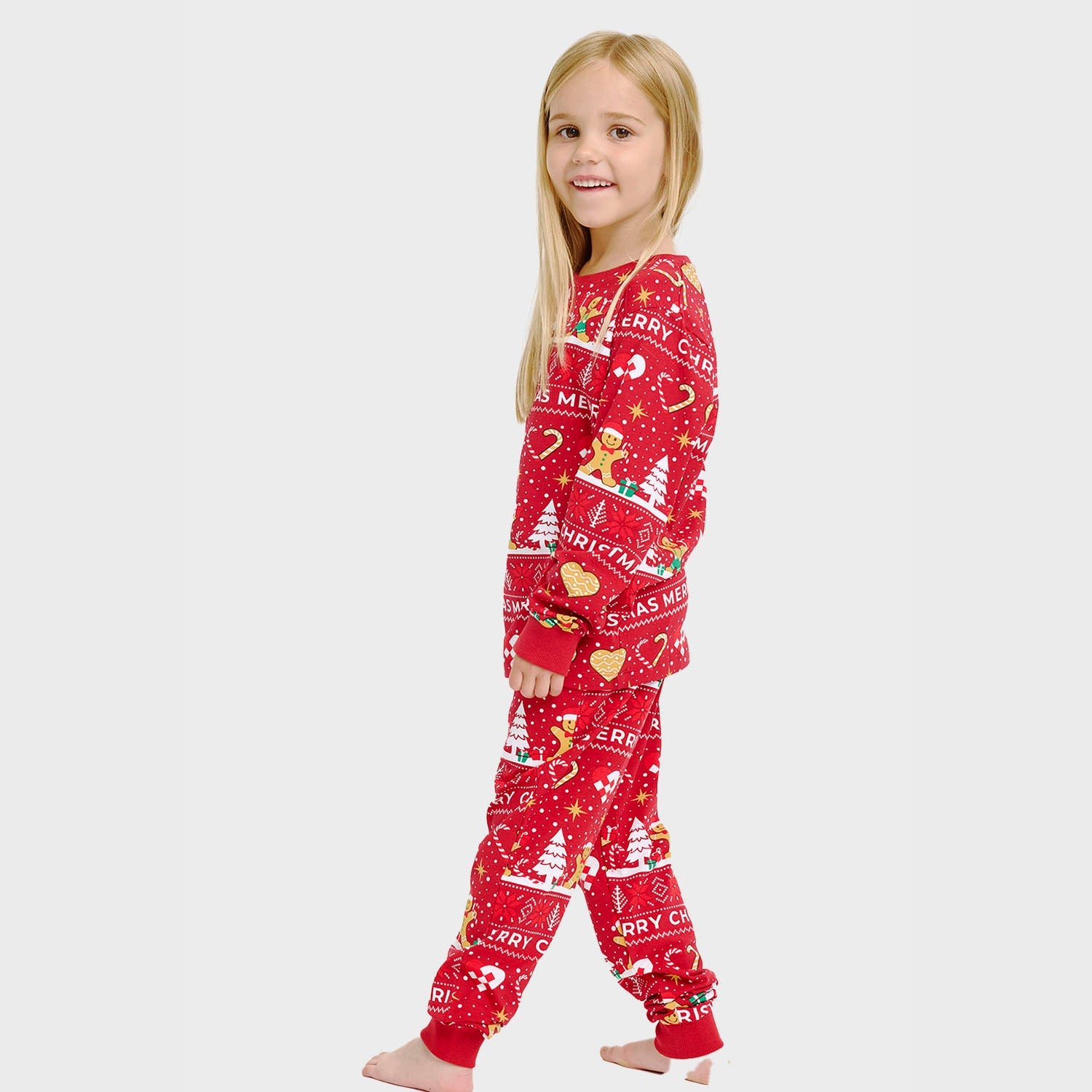 Christmas Cookie Pyjamas Red – Kids