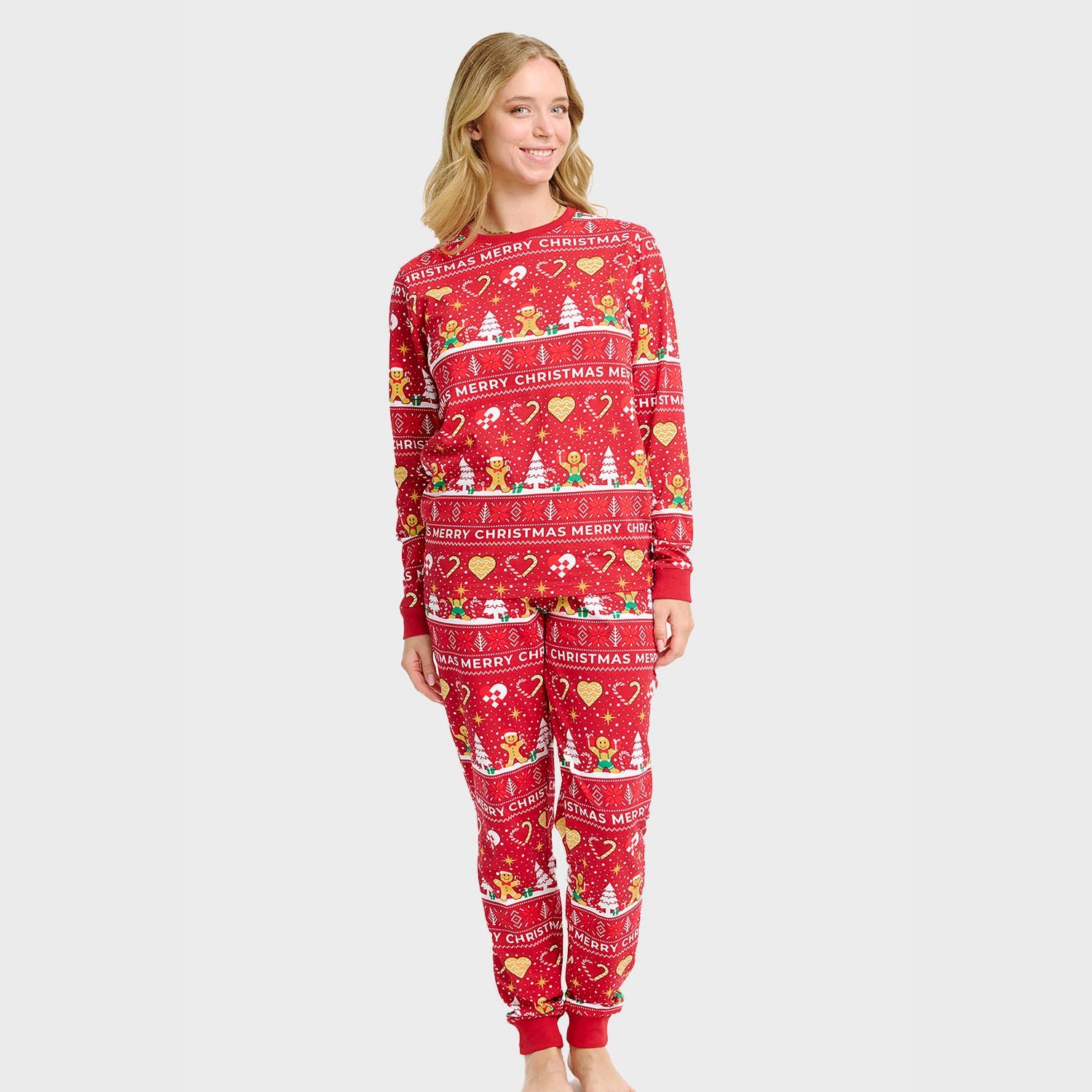Christmas Cookie Pyjamas Red – Women