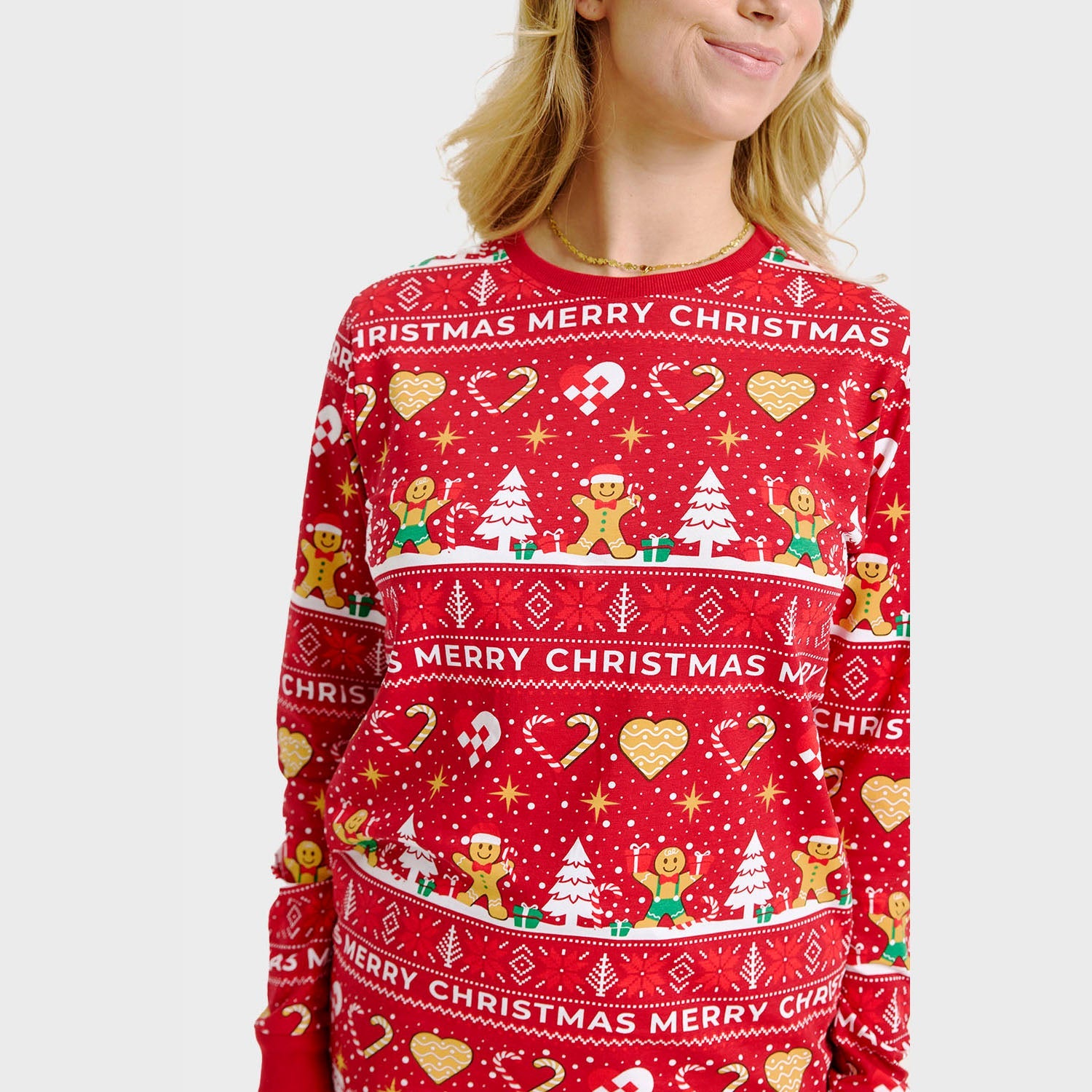 Christmas Cookie Pyjamas Red – Women