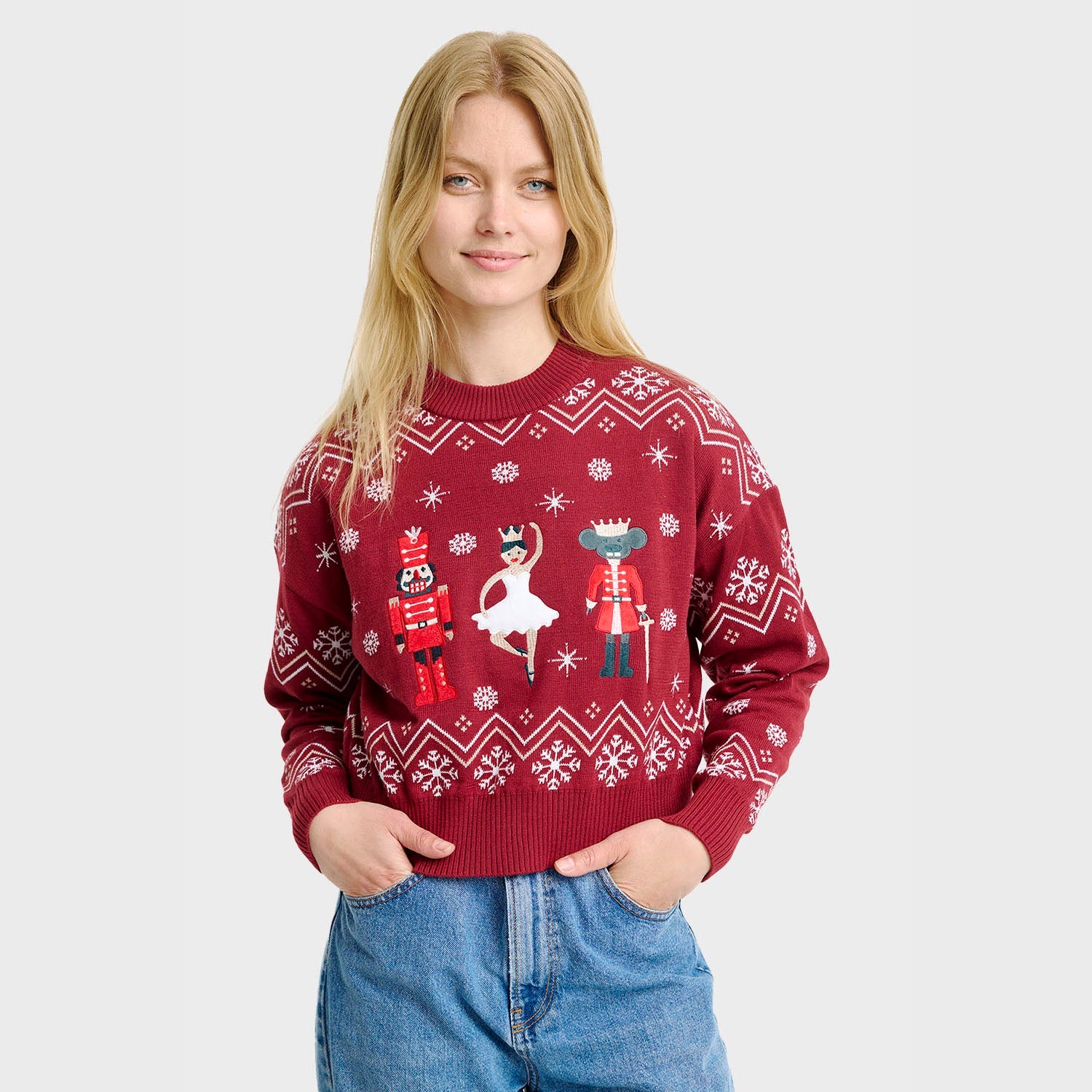 Nutcrackerish Christmas Sweater – Women