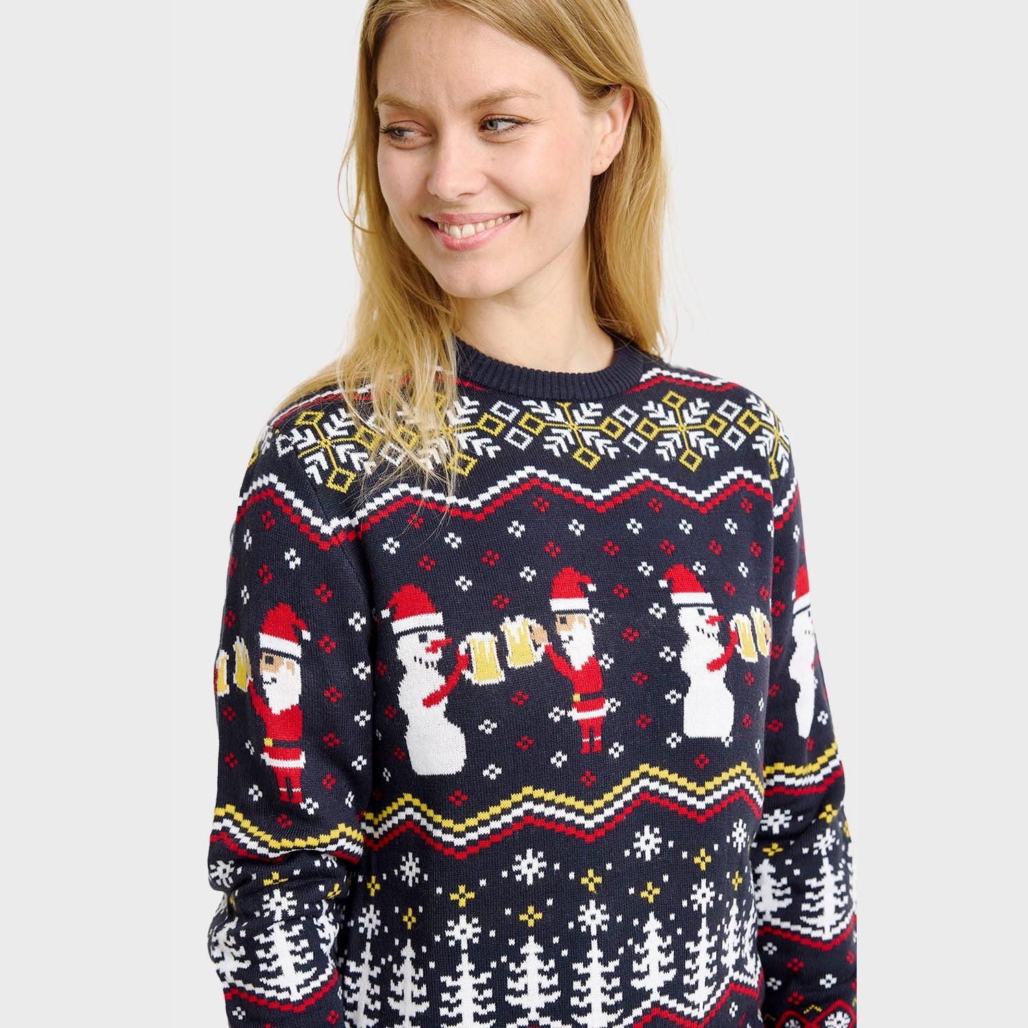 Cheers Santa Christmas Sweater – Women