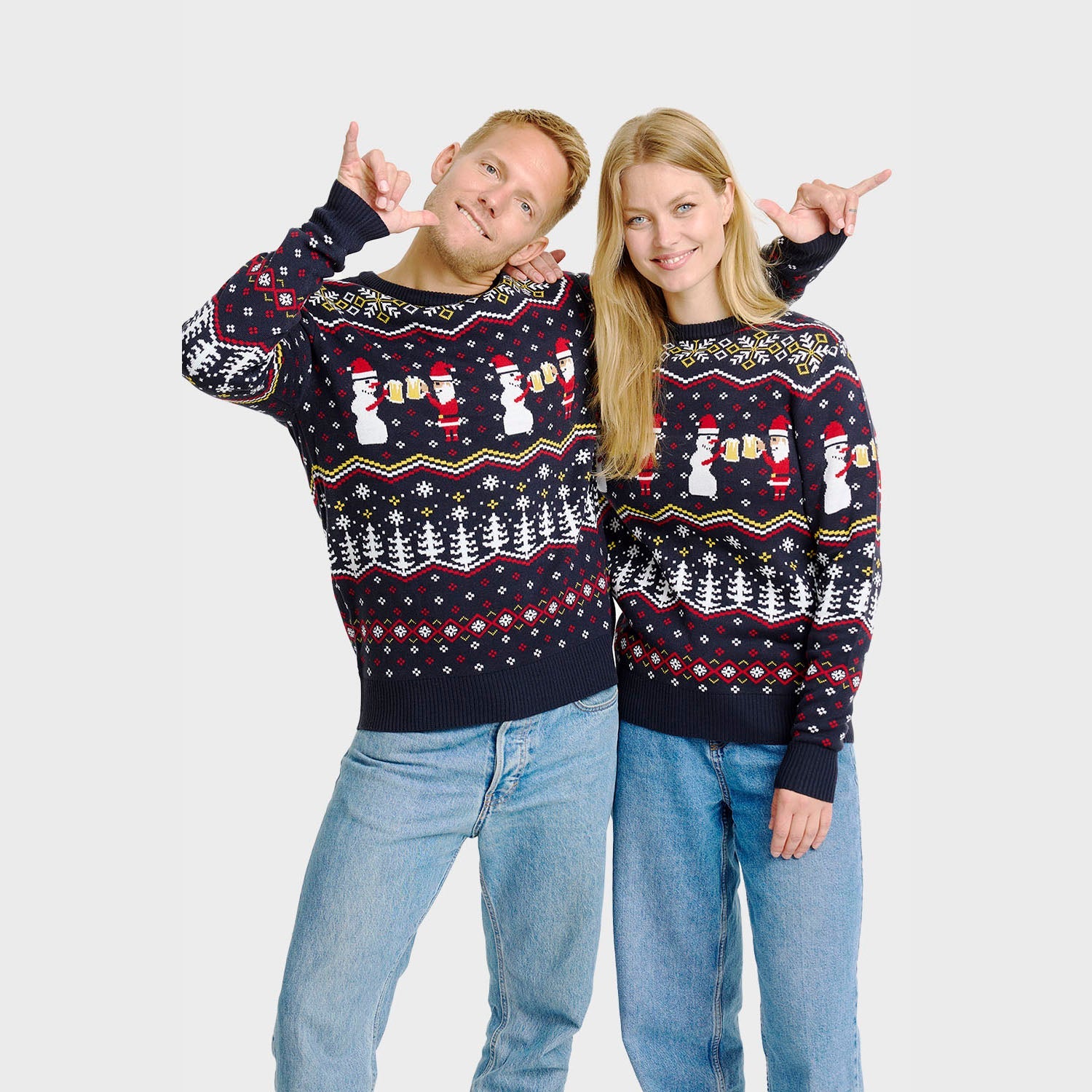 Cheers Santa Christmas Sweater – Women