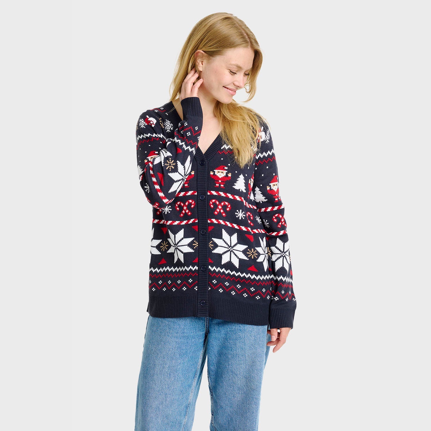 Santa’s Christmas Cardigan – Women
