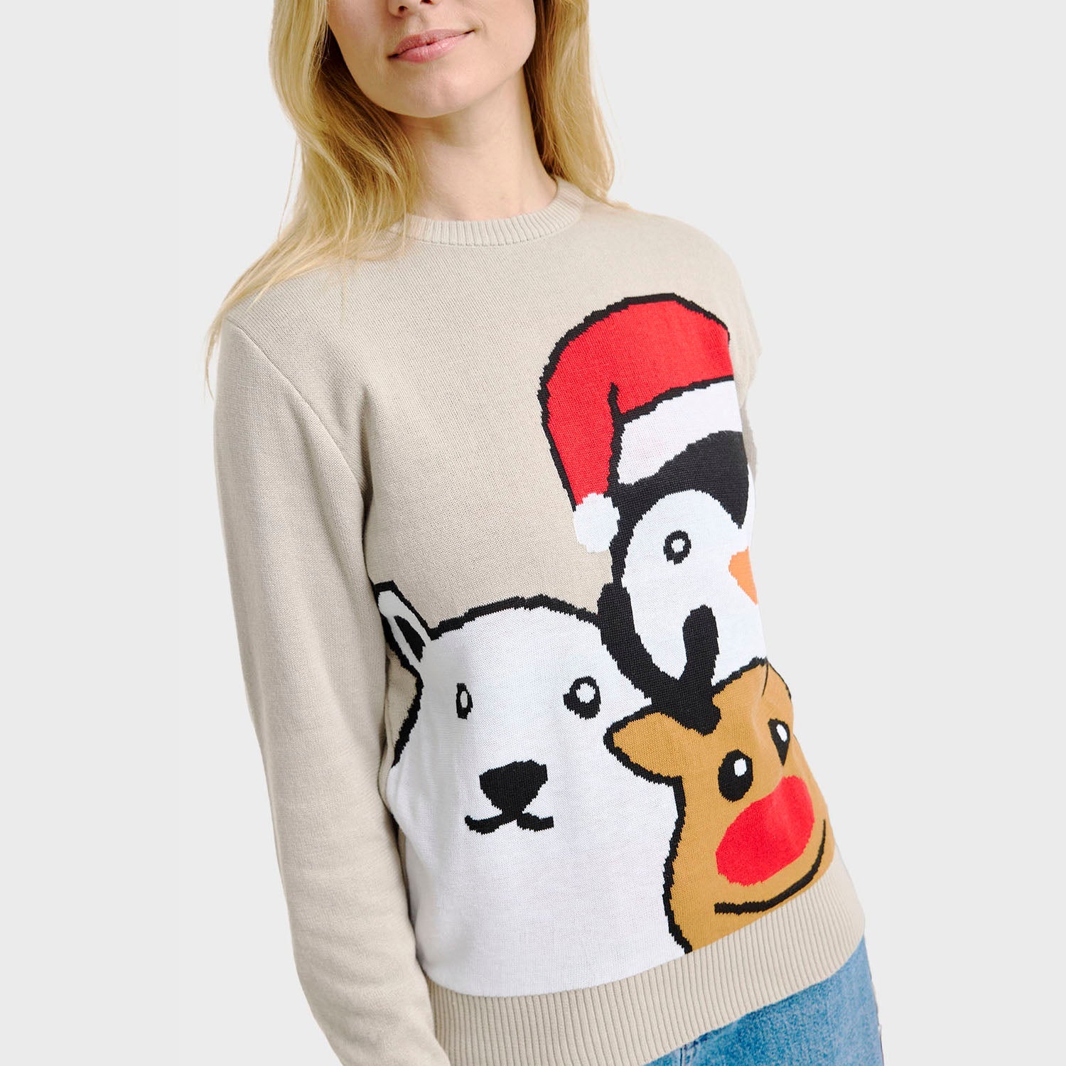 Animal Christmas Sweater – Women