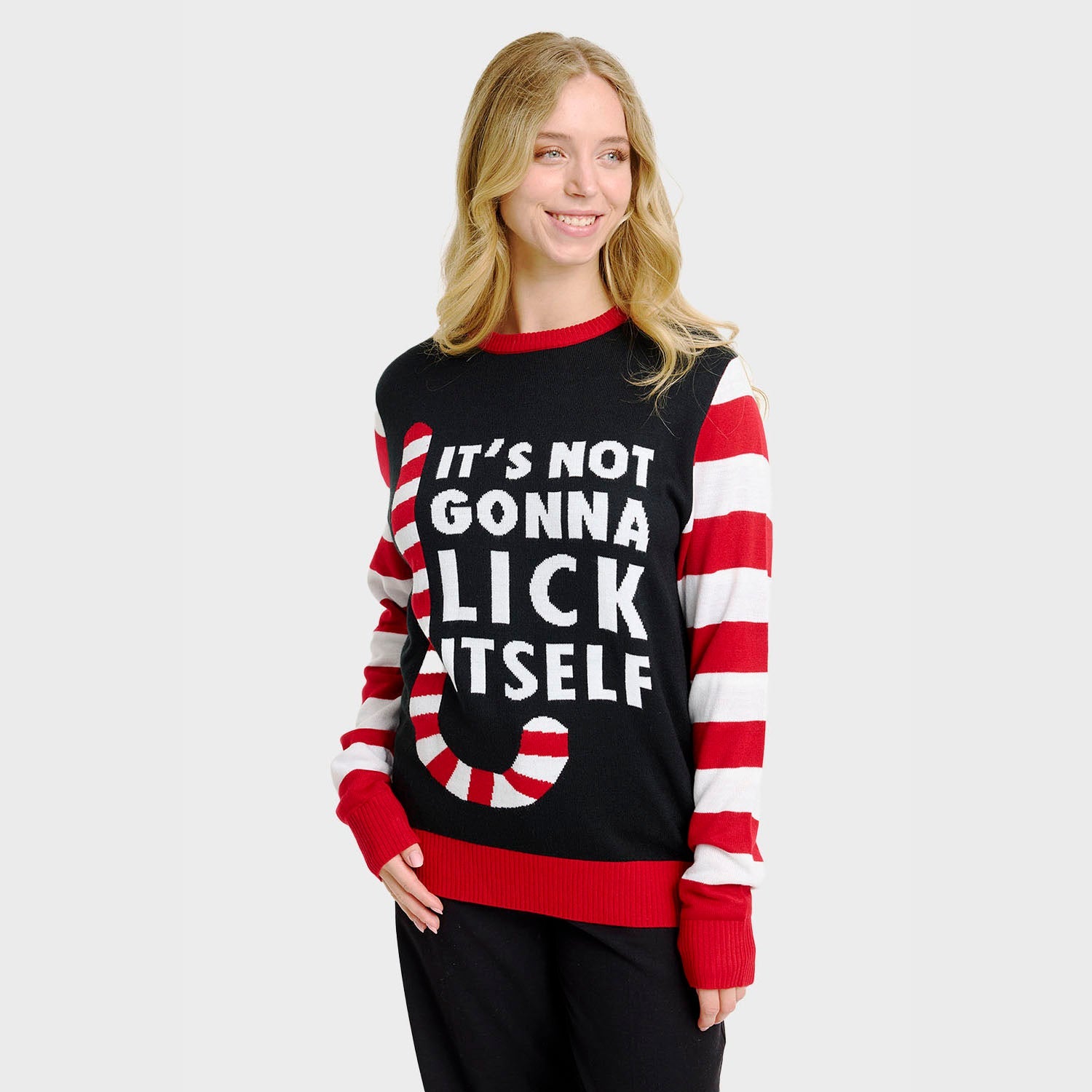 Candy Cane Christmas Sweater – Women