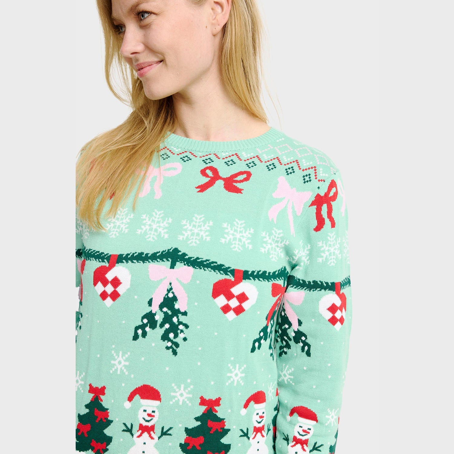 The Bow Christmas Sweater – Women