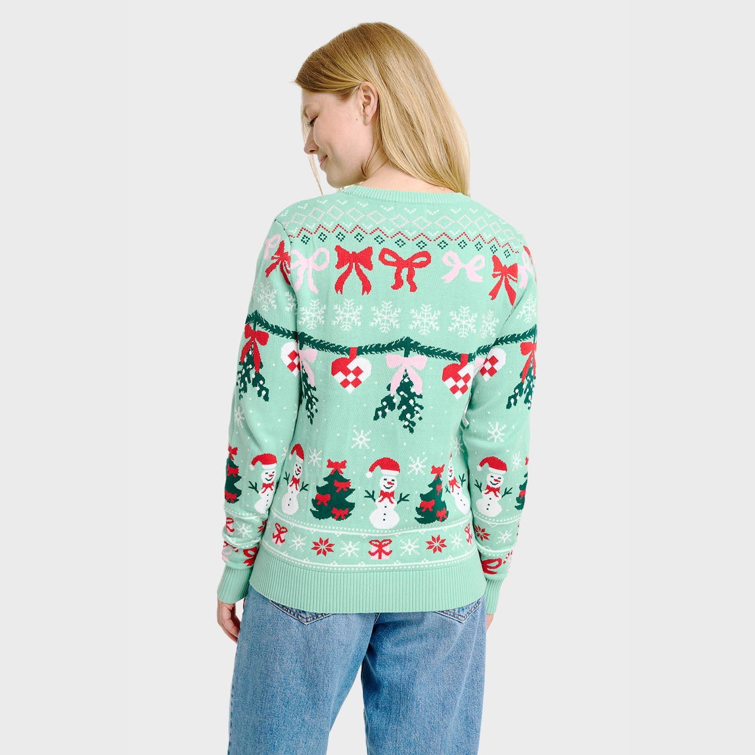 The Bow Christmas Sweater – Women