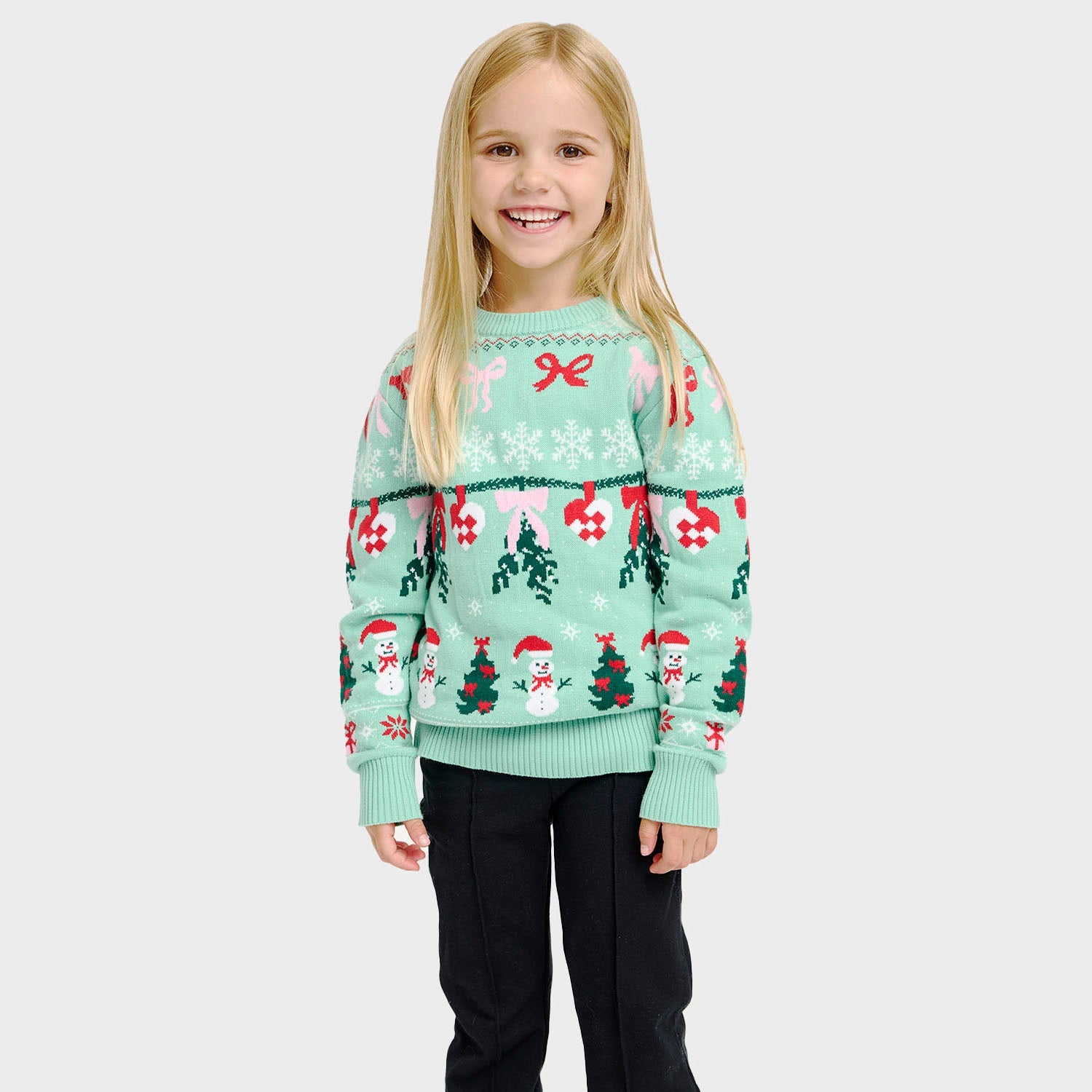 The Bow Christmas Sweater – Kids
