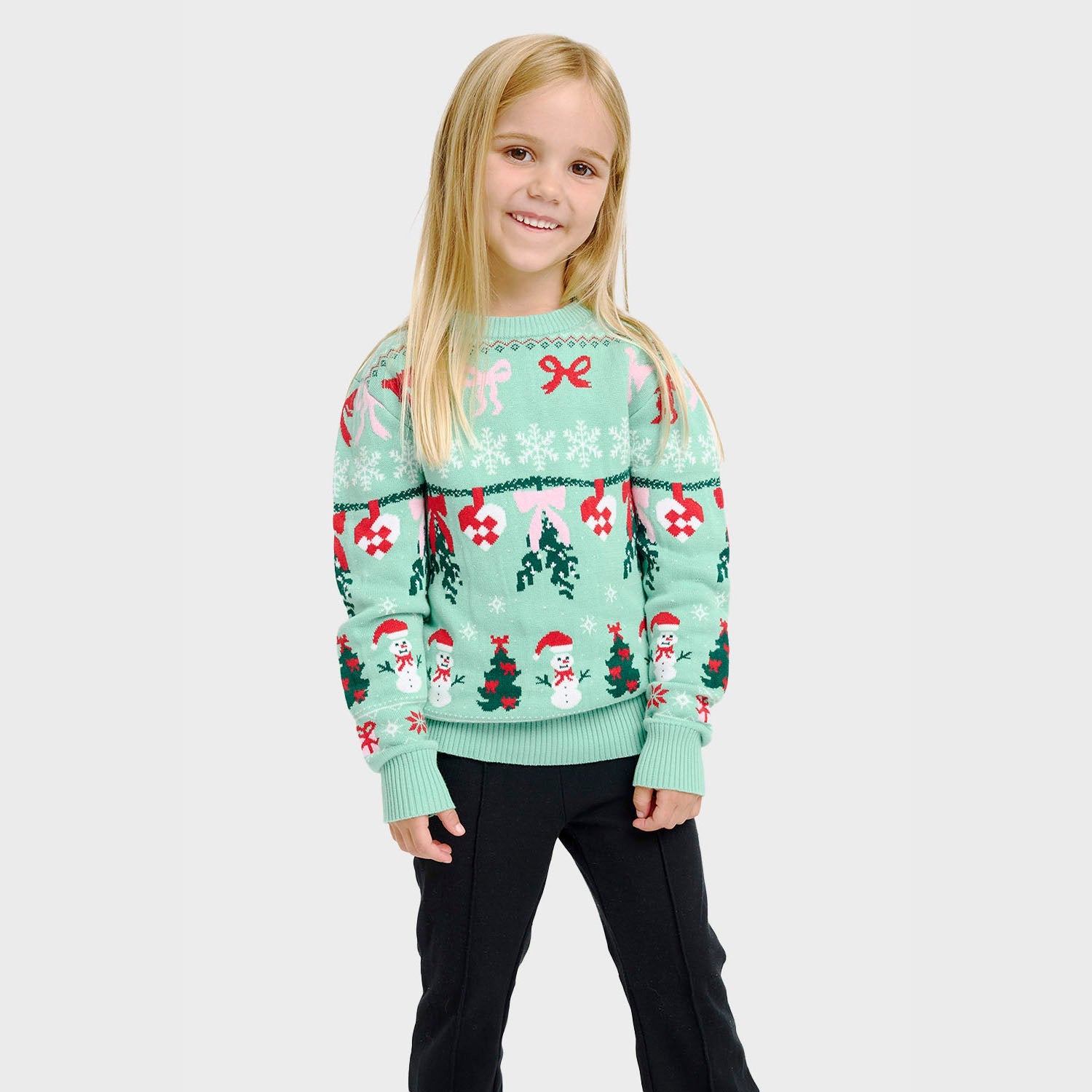 The Bow Christmas Sweater – Kids