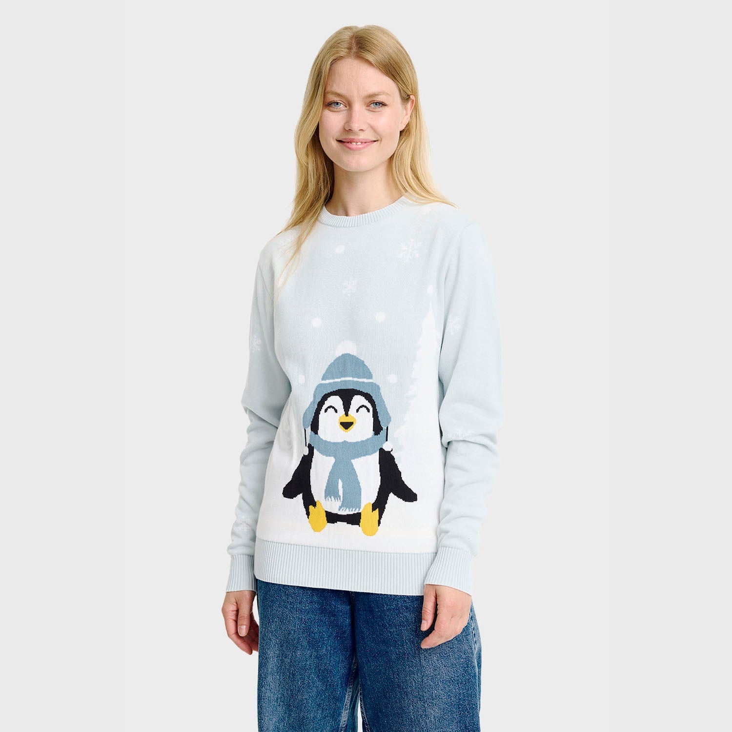 The Lovely Penguin Christmas Sweater – Women