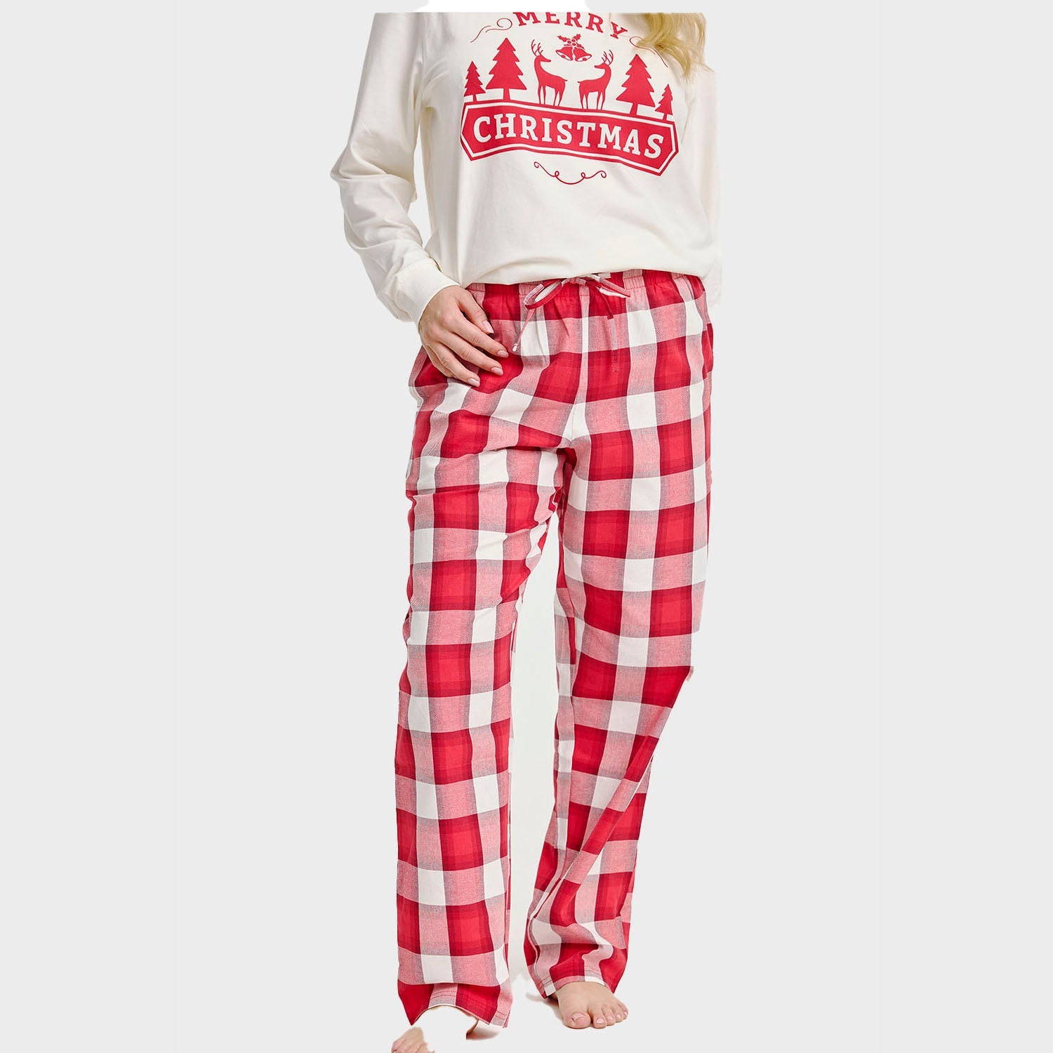 Flannel Christmas Pants – Women