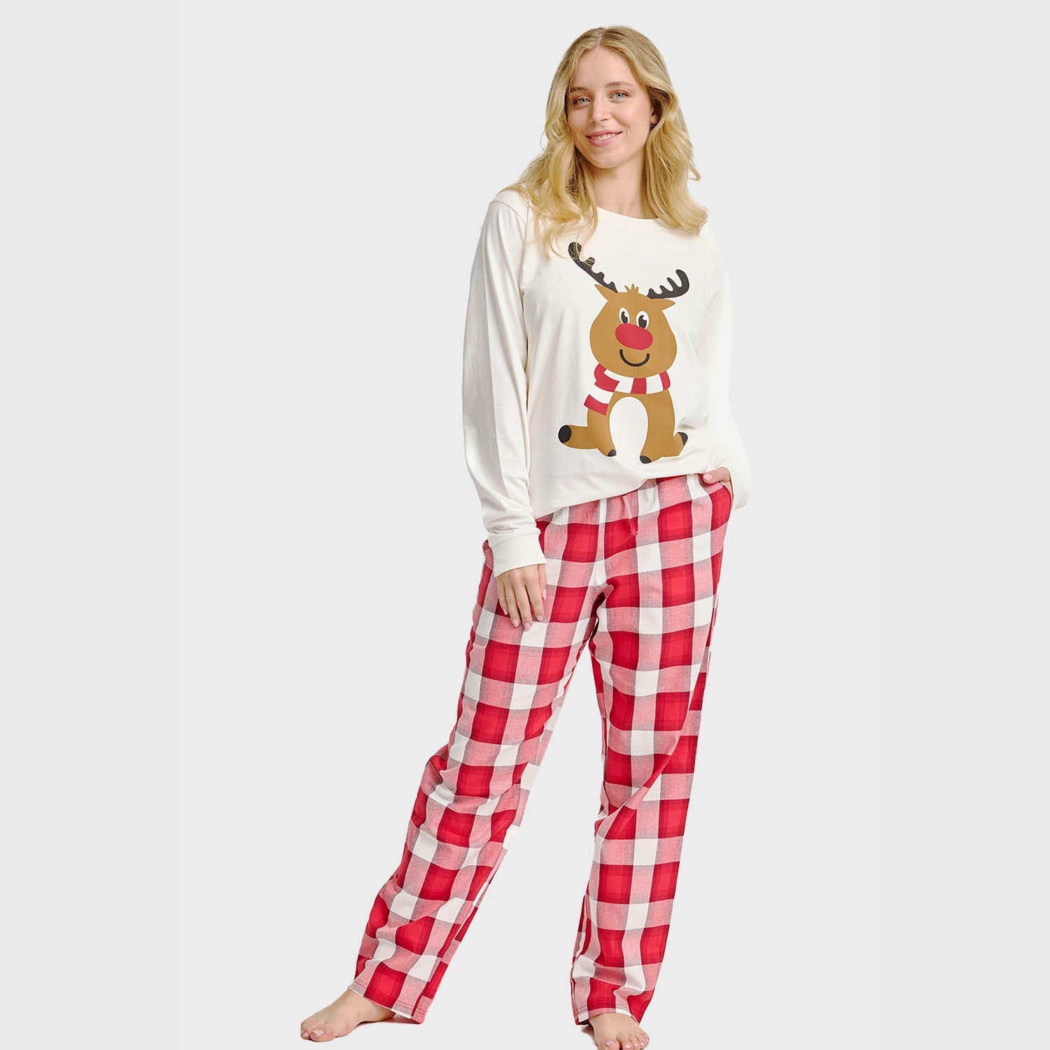 Flannel Christmas Pants – Women