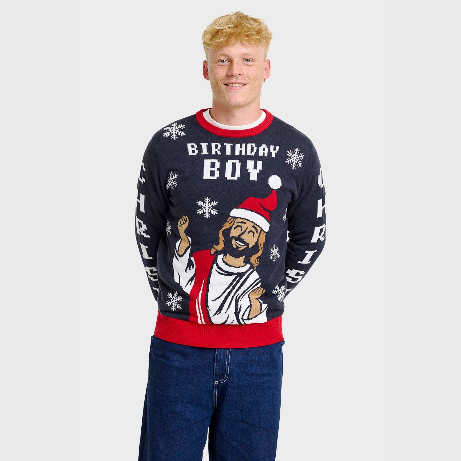 The Birthday Boy Christmas Sweater – Men