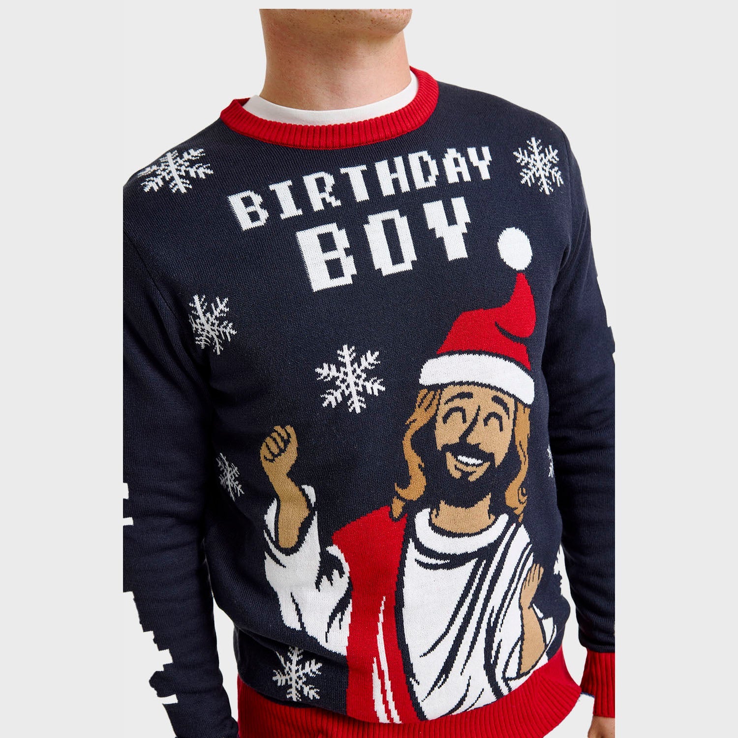 The Birthday Boy Christmas Sweater – Men
