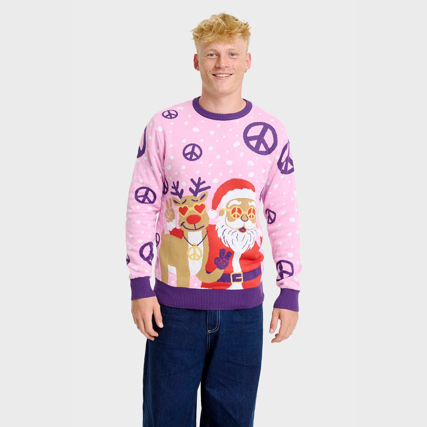 Hippie Christmas Sweater – Men