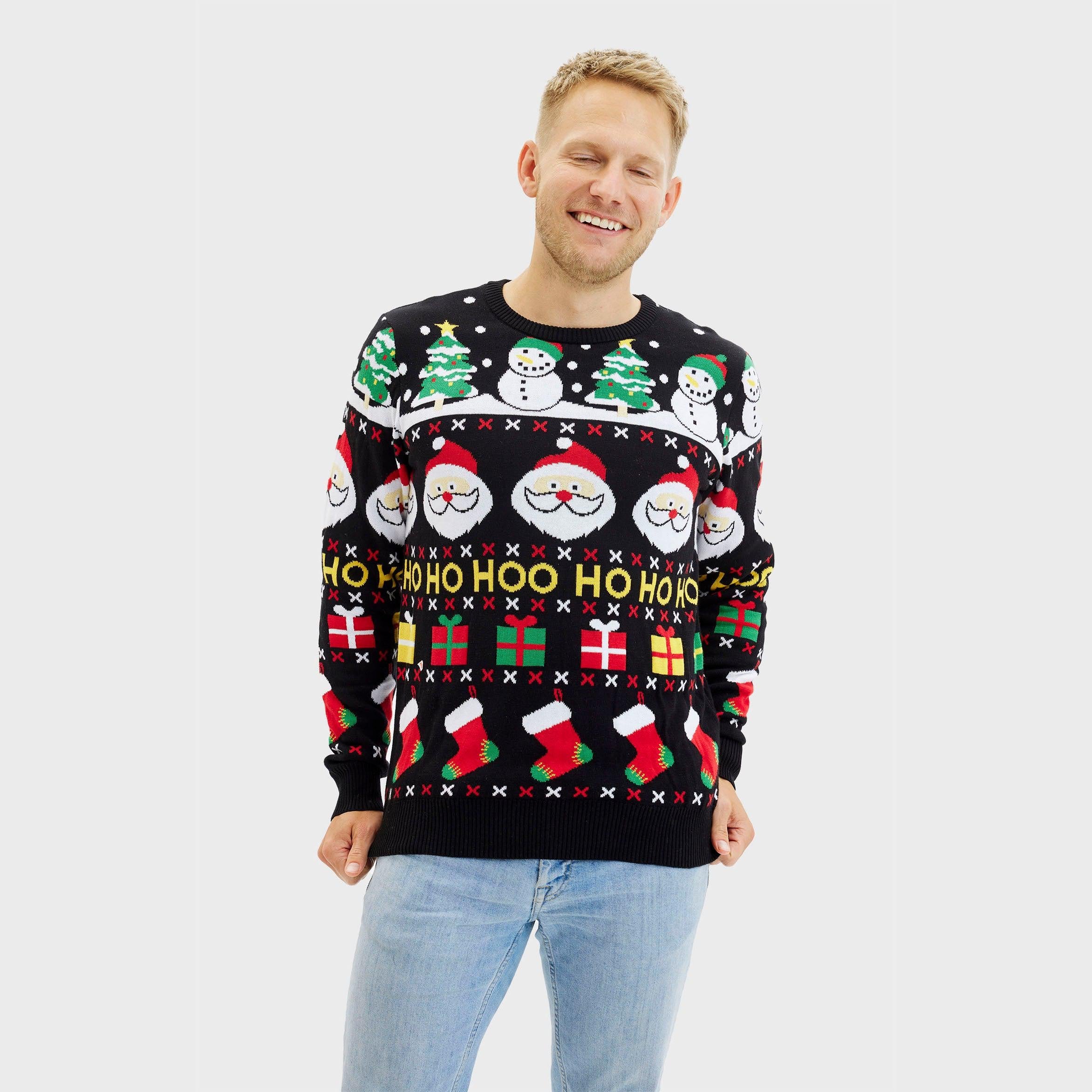 The Cheerful Christmas Sweater – Men