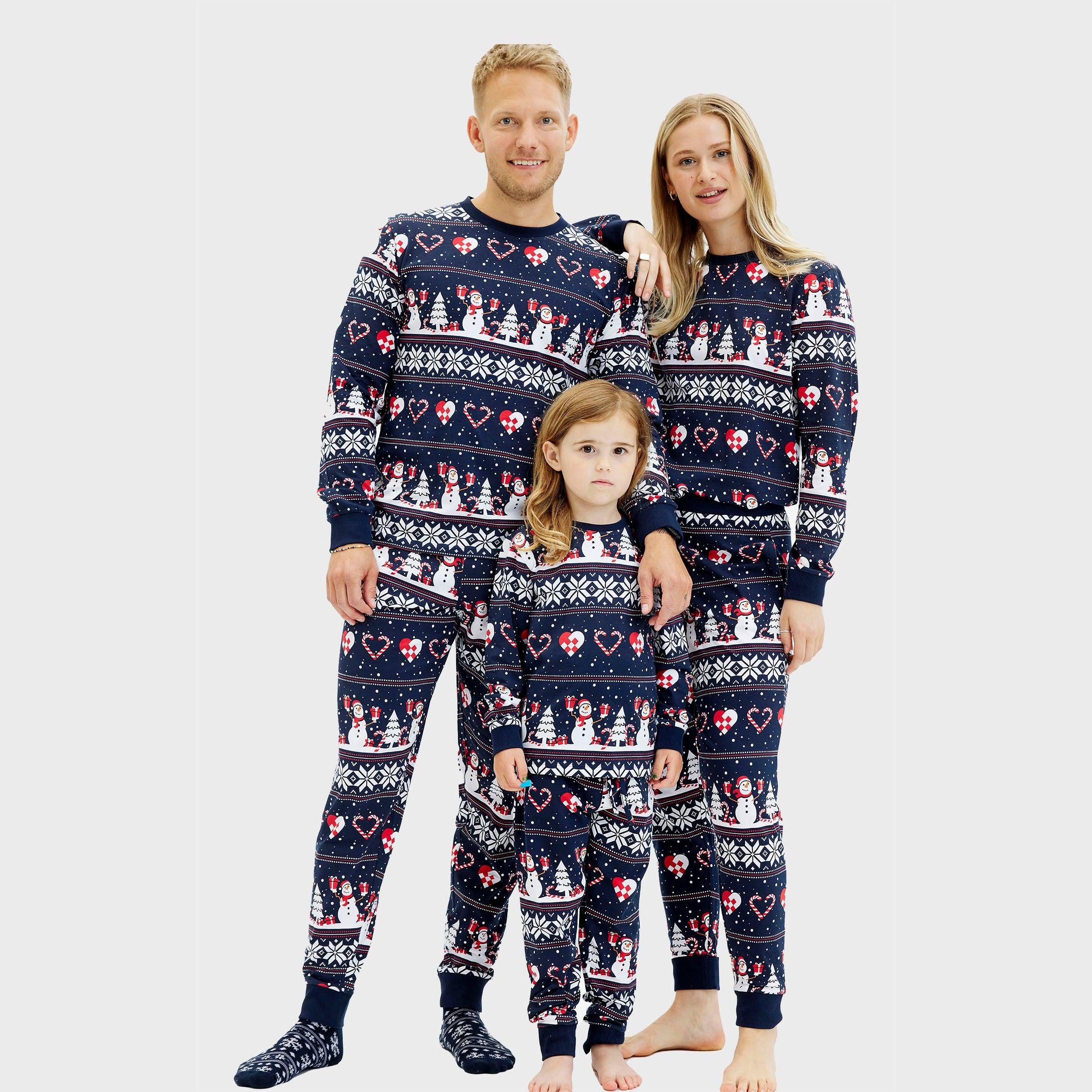 Christmas Heart Pyjamas Navy – Men