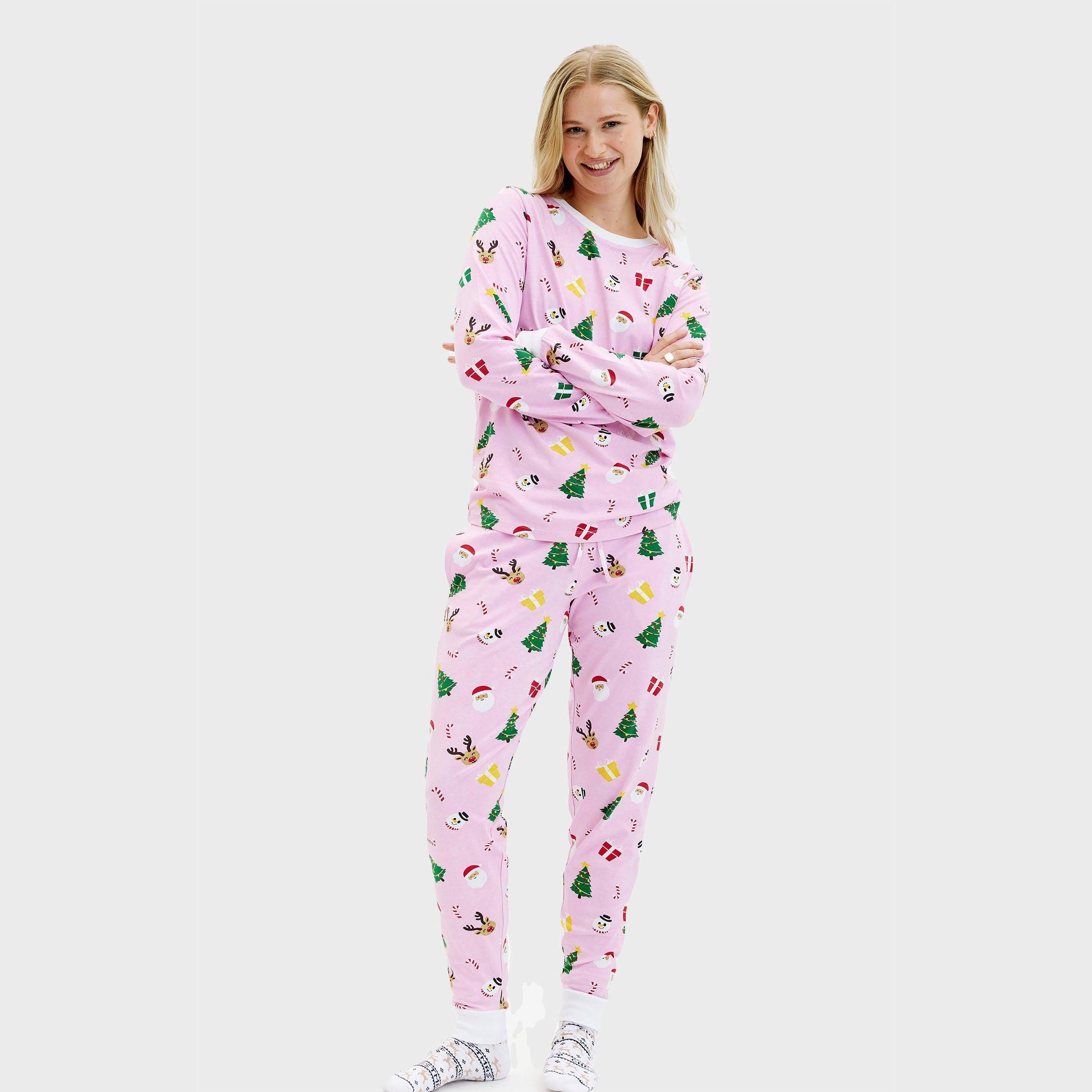 The Pinkish Christmas Pyjamas – Women