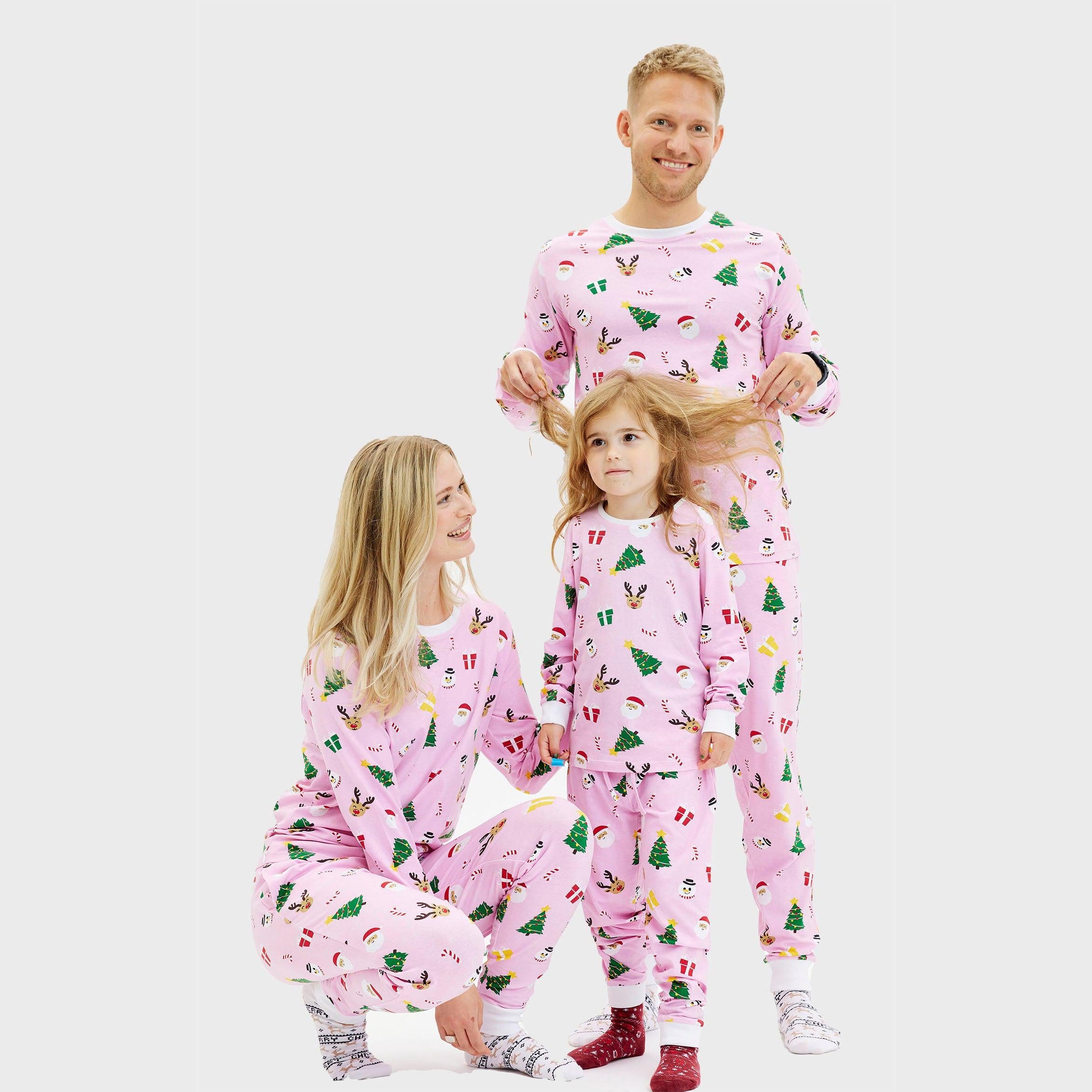 The Pinkish Christmas Pyjamas – Men
