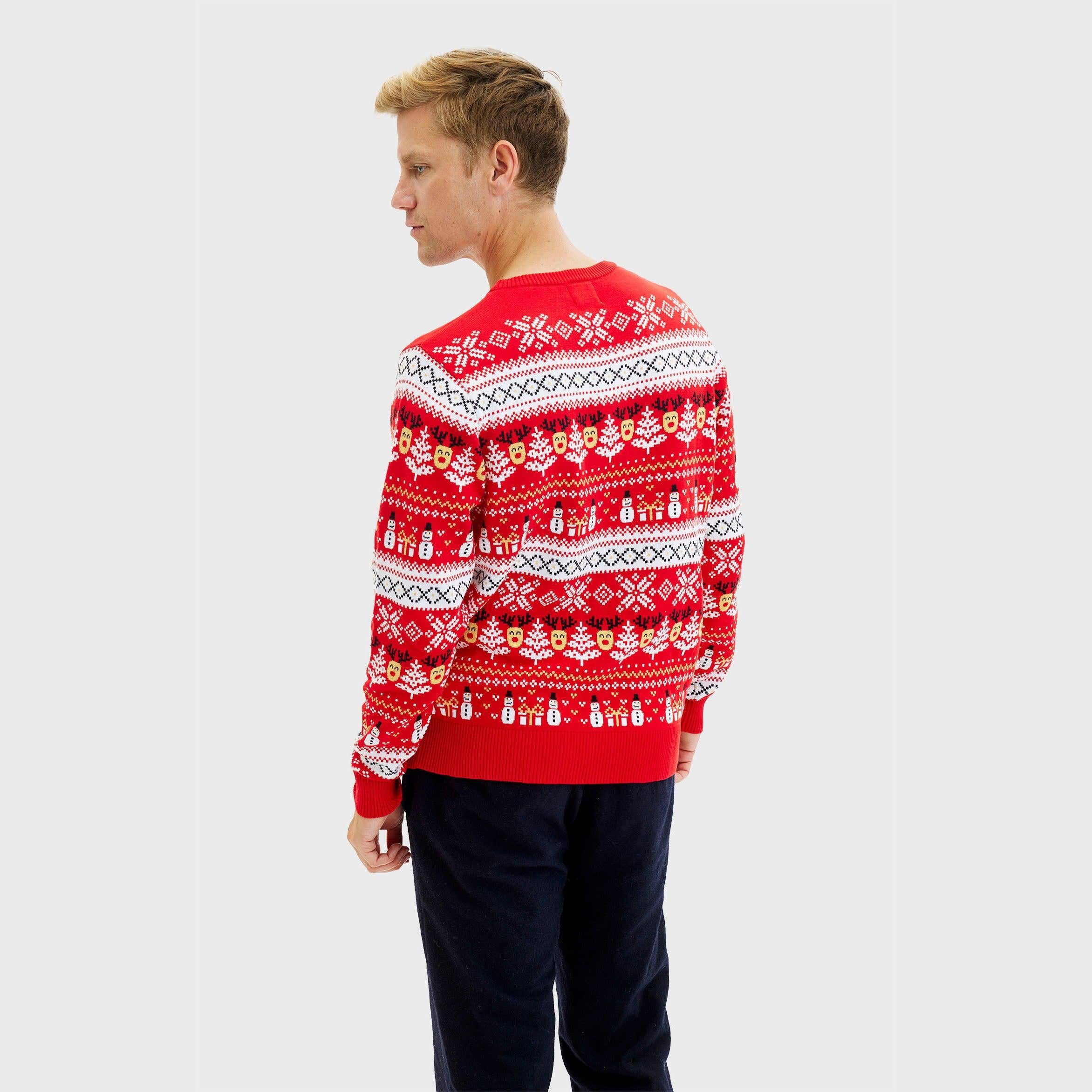The Reinstyle Christmas Sweater Red – Men