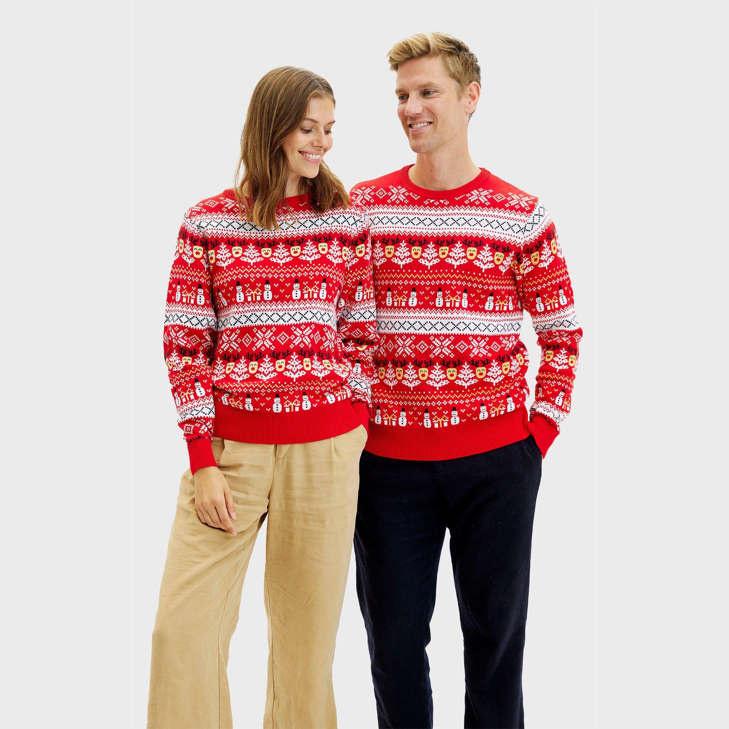The Reinstyle Christmas Sweater Red – Men