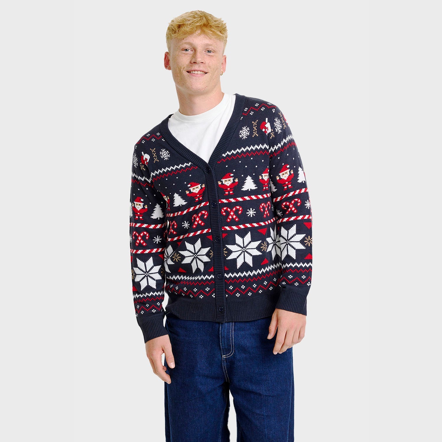 Santa’s Christmas Cardigan – Men