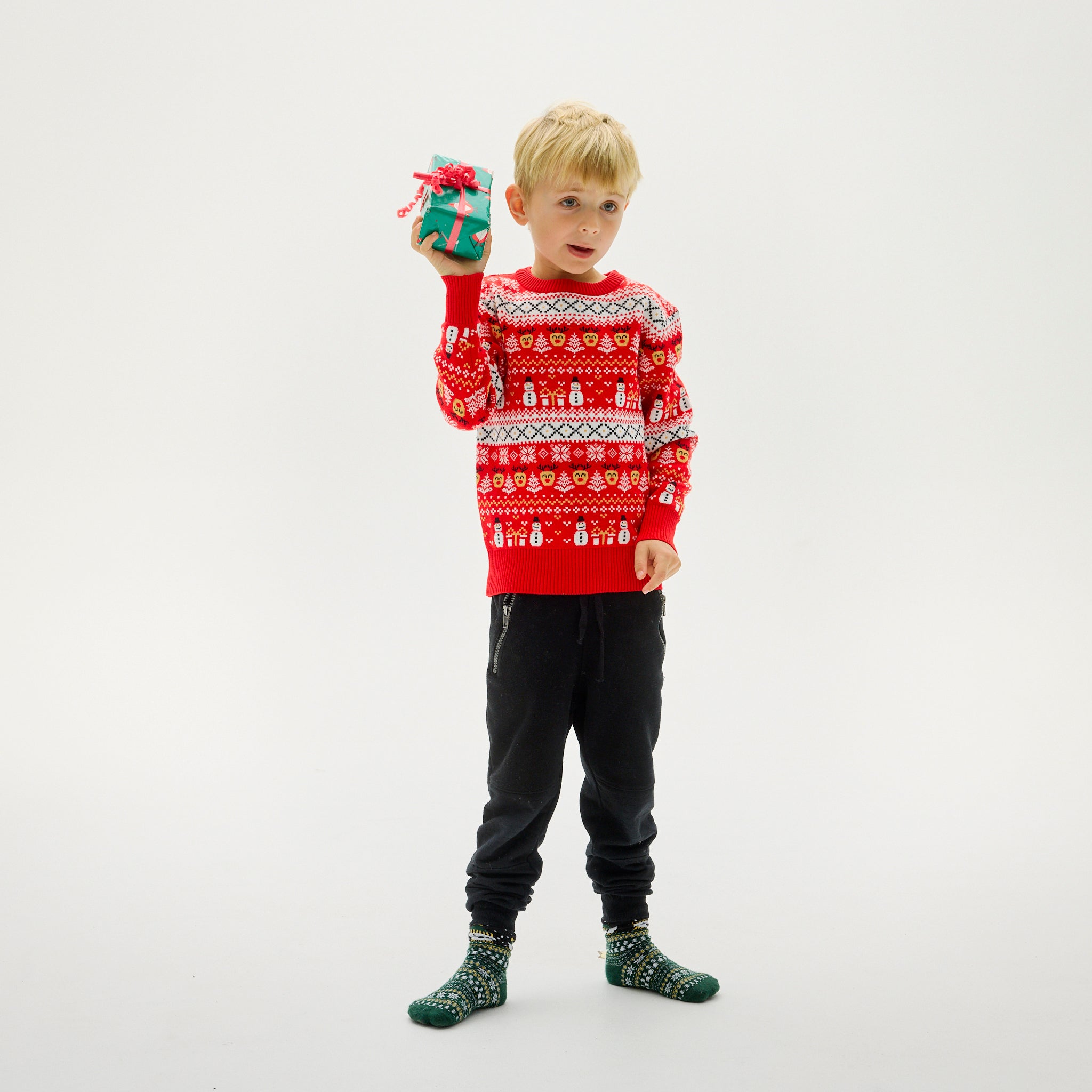 The Reinstyle Sweater Red - Kids