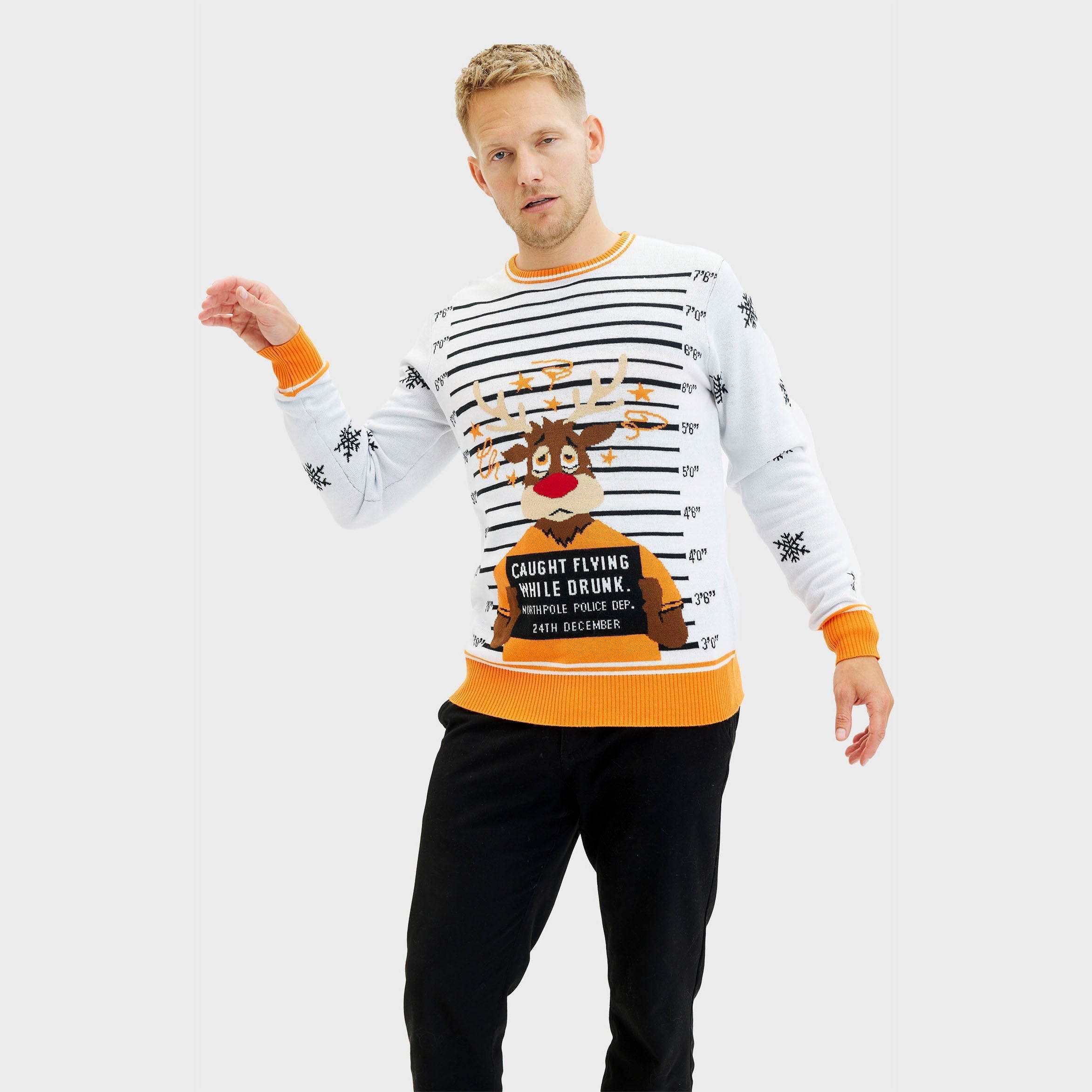 Criminal Rudolph Christmas Sweater – Men